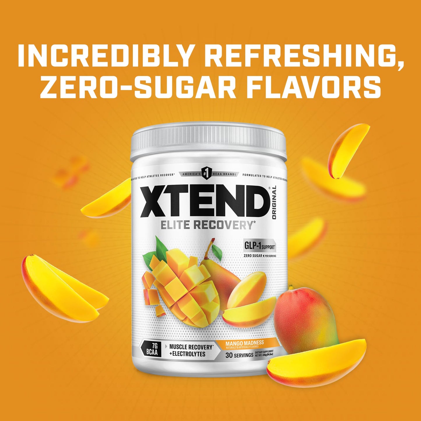 Xtend Original BCAA Powder 13.2 Ounce Mango Madness