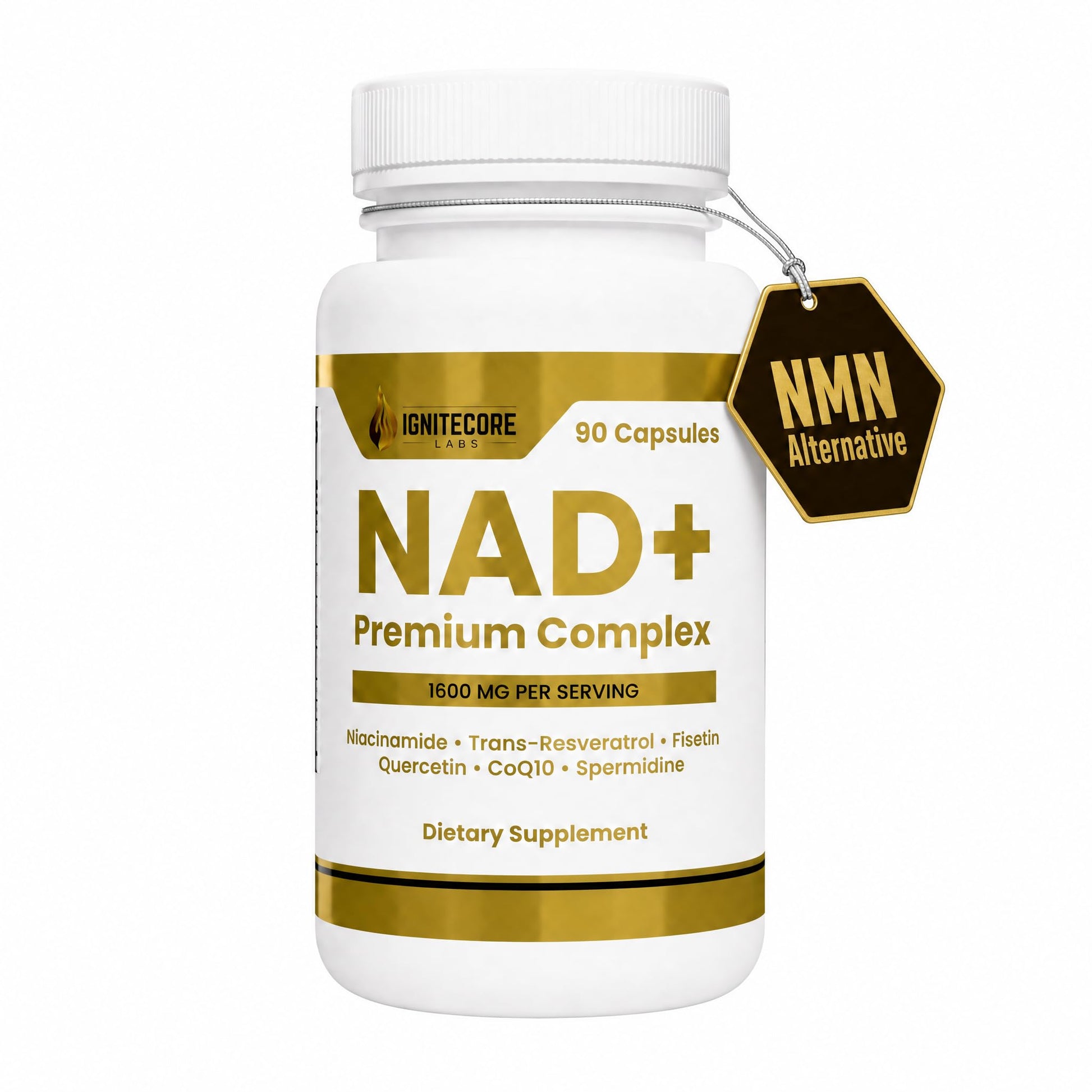 IgniteCore Labs NAD+ Premium Complex 1600mg 90 Capsules