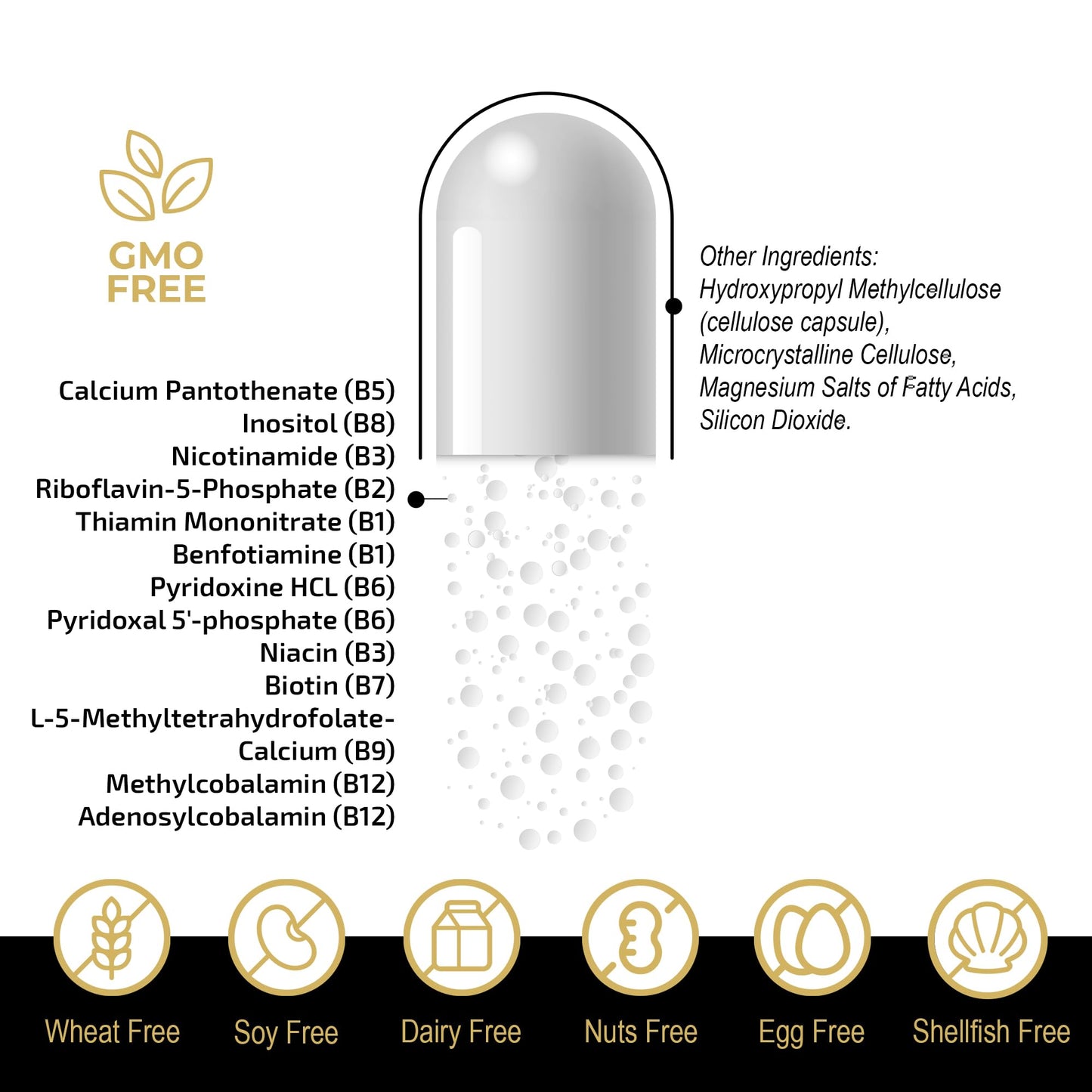 Fuelup Liposomal B Complex Capsules, 60 Count