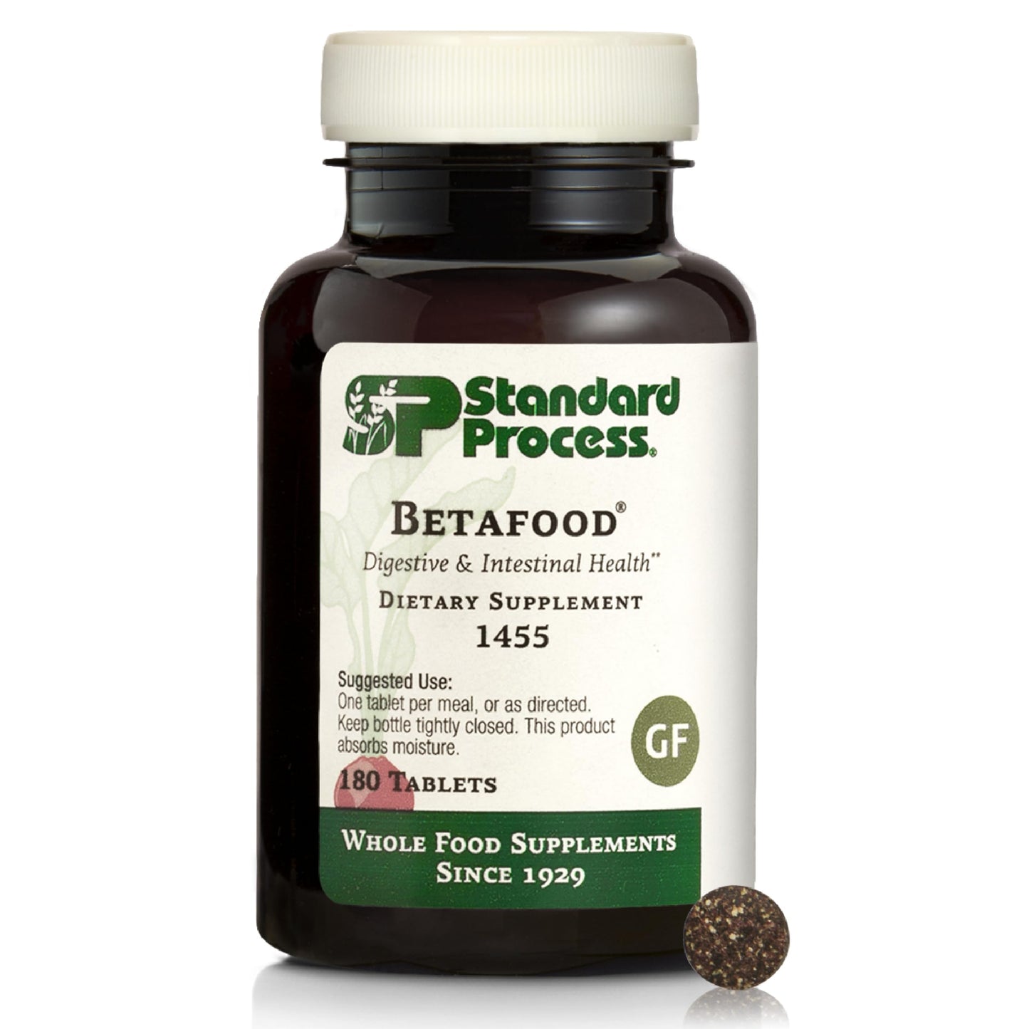 Standard Process Inc. Betafood Digestive & Intestinal Supplement Tablets 180
