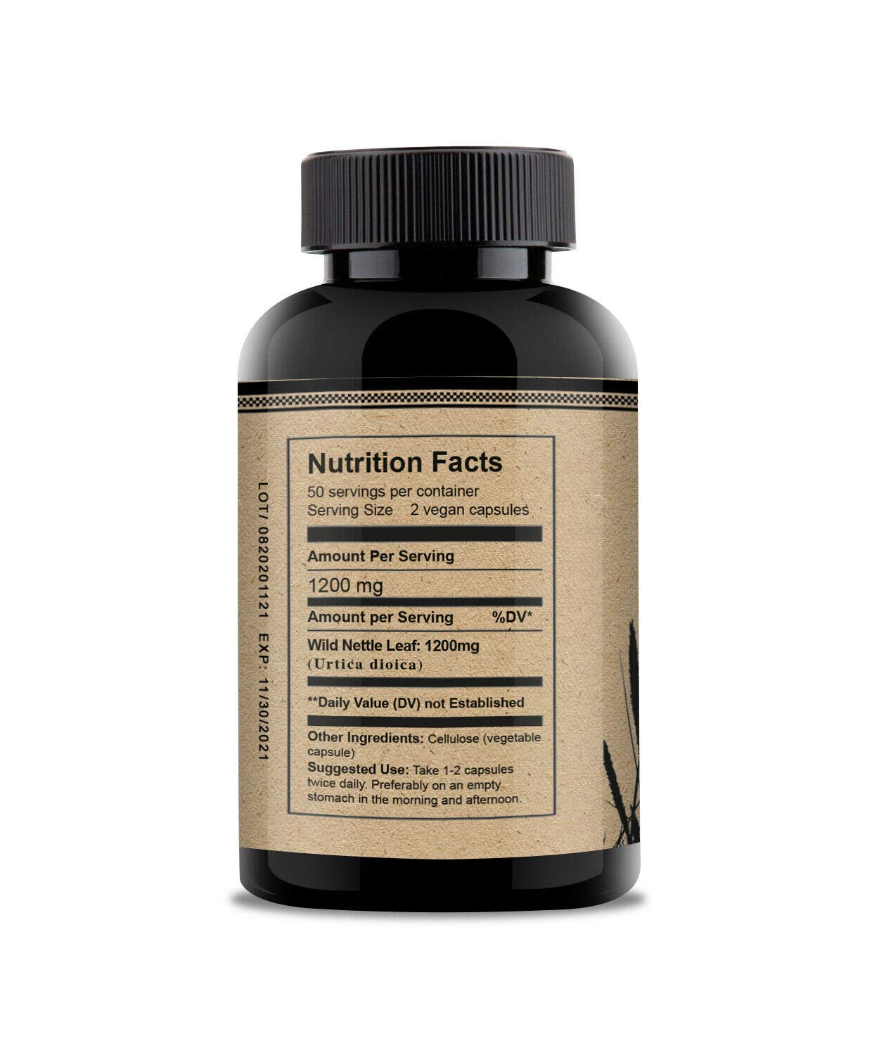Vines Yard Wild Nettle Leaf Capsules 100