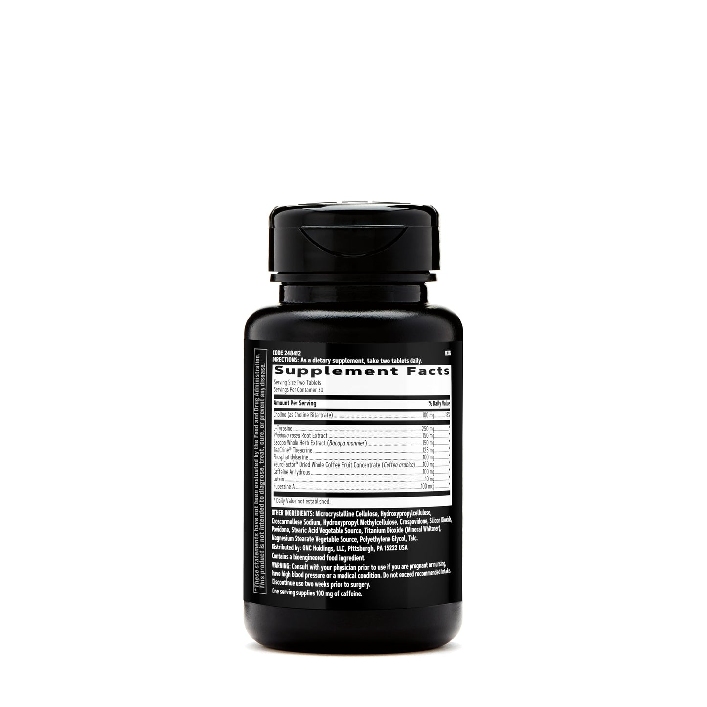 GNC AMP Amplified Focus Tablet, 60 Tablets