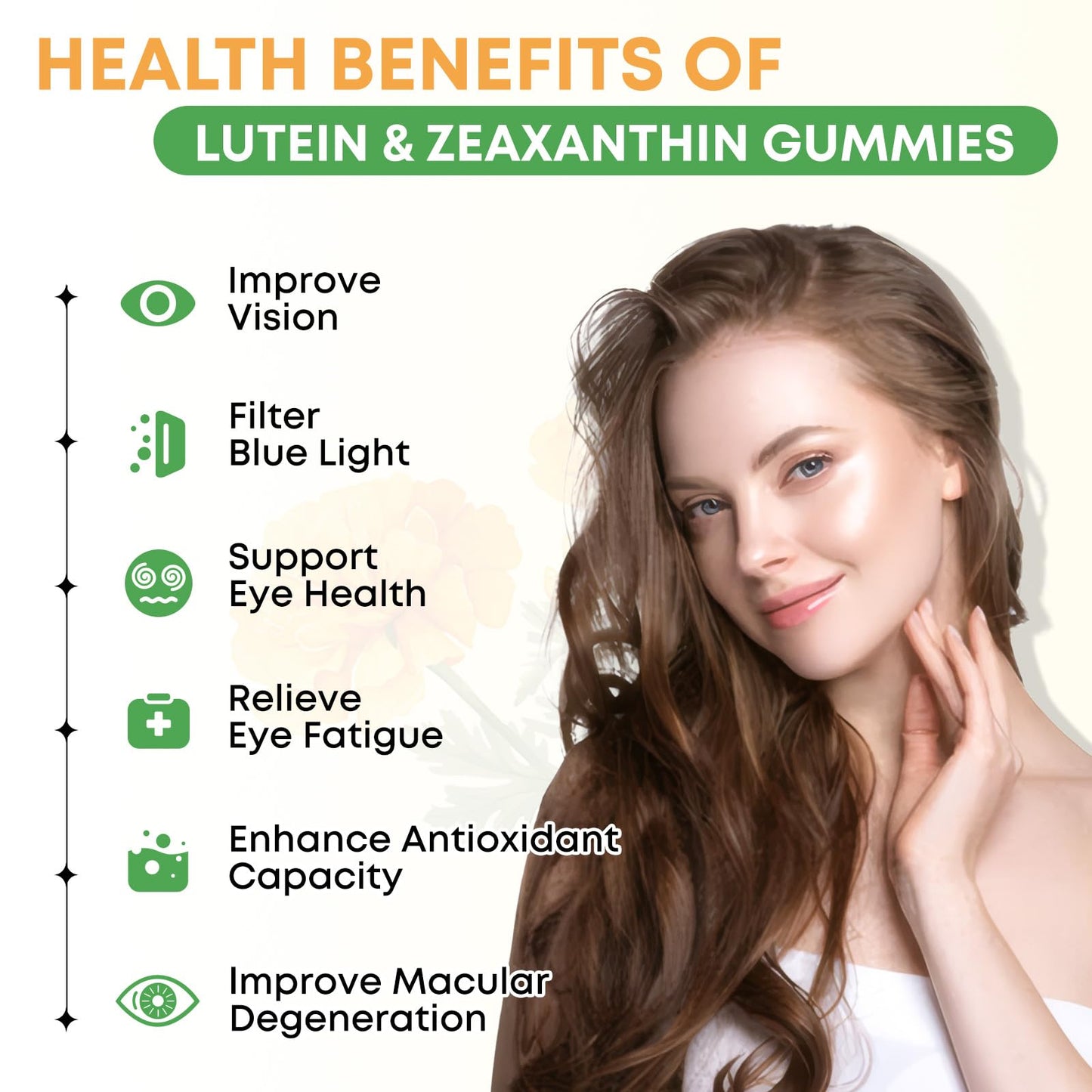 Zetelixia Lutein Gummies 25mg 60 Count