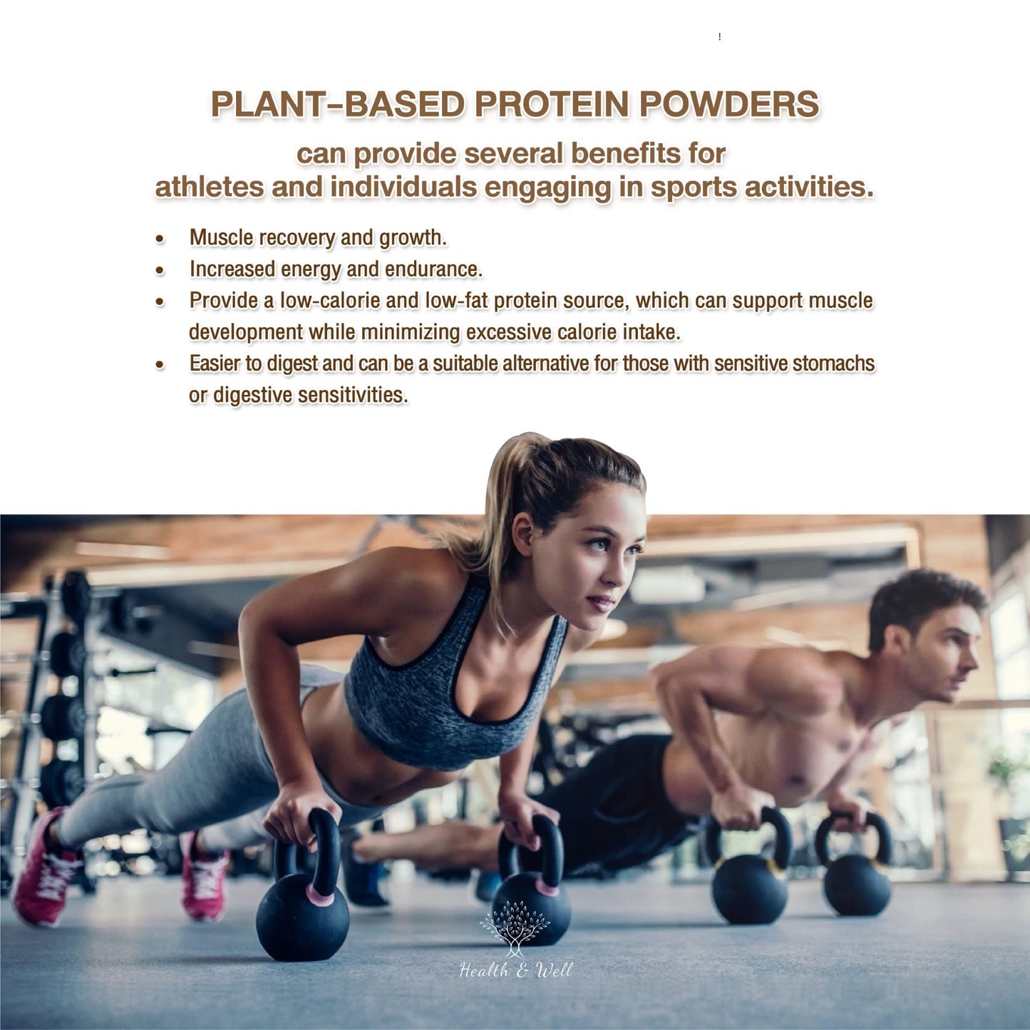 Health & Well Plant-Based Protein Powder Vanilla, 1 oz