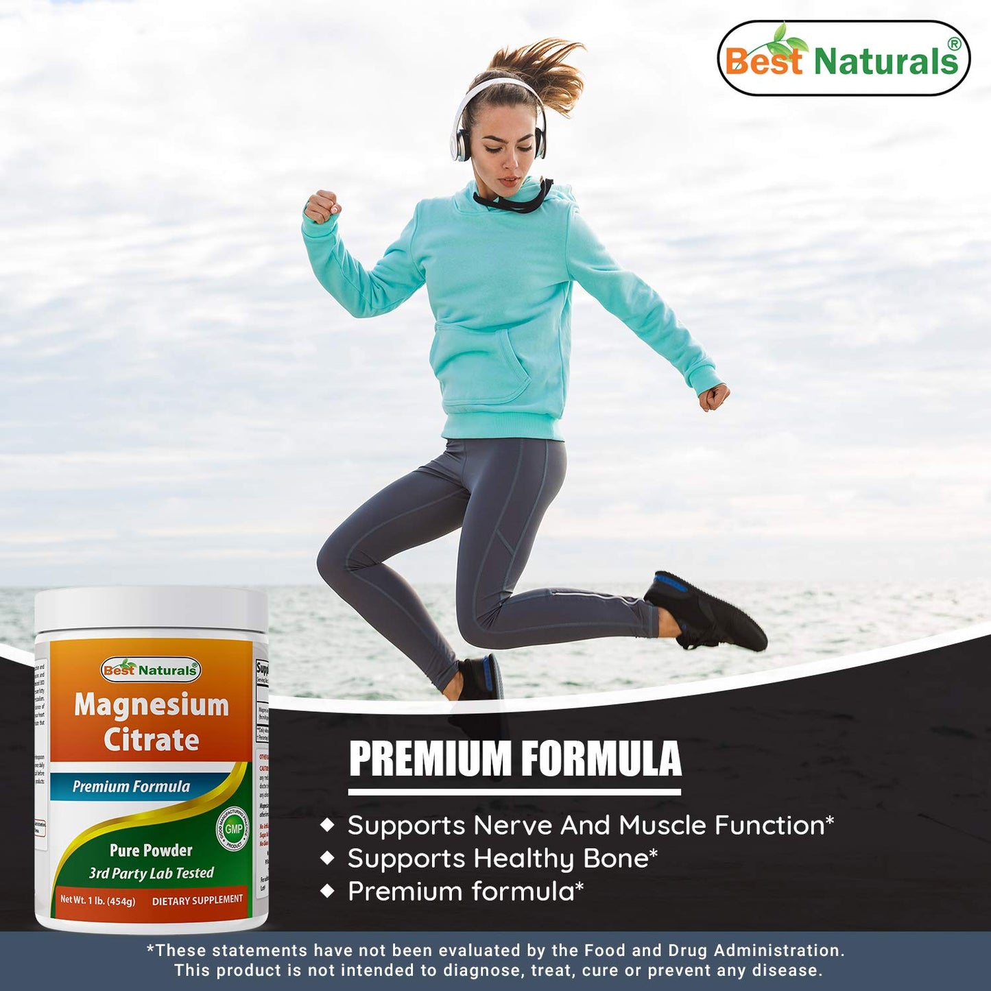 Best Naturals Magnesium Citrate Powder 48
