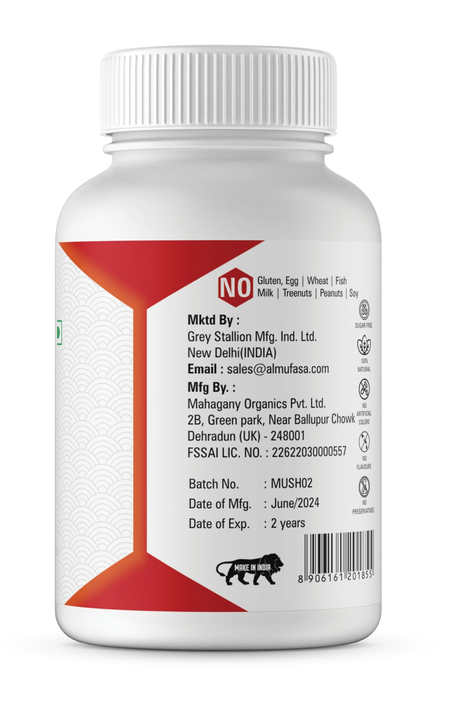 YetiEnergy 8-Mushroom Complex, 90 Capsules