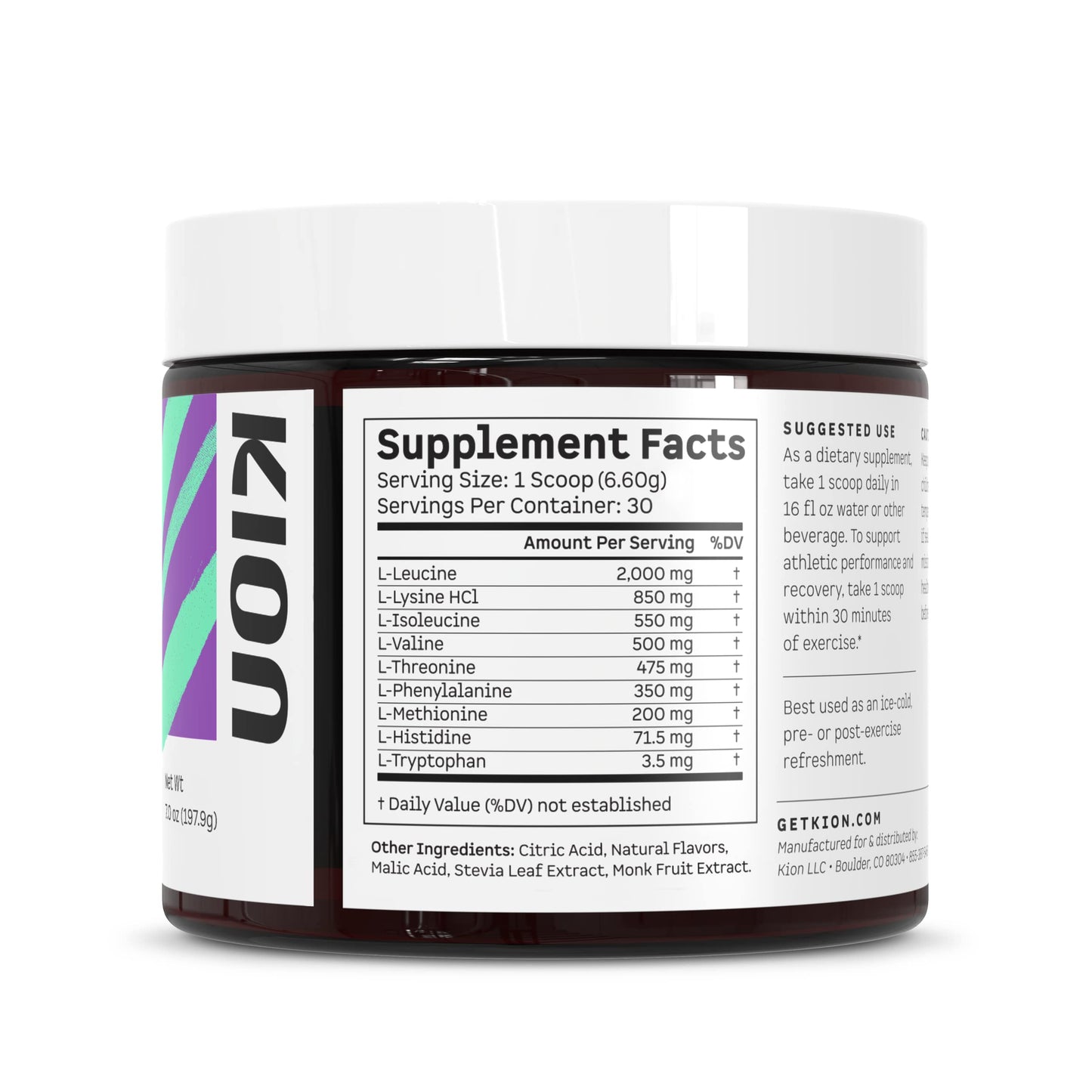 Kion Aminos Essential Amino Acids Supplement Powder 7 Ounce