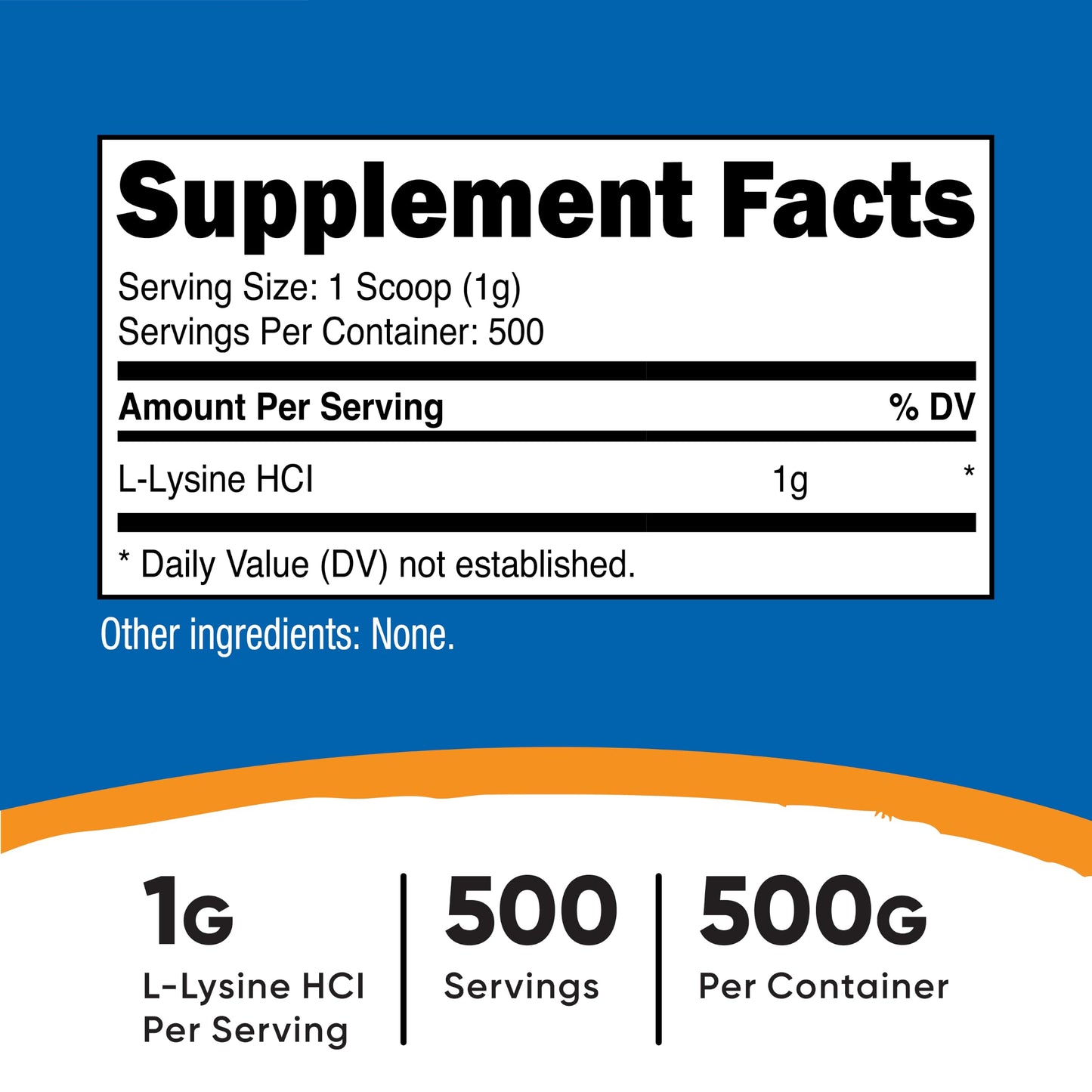 Nutricost L-Lysine Powder 17.9