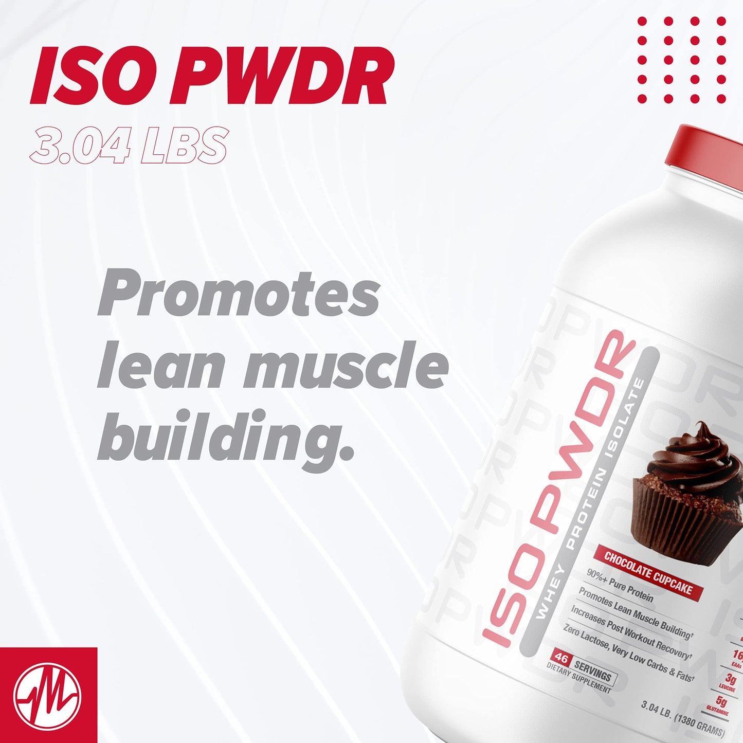 Metabolic Nutrition Whey Protein Isolate Powder Birthday Cake, 3.04 lb