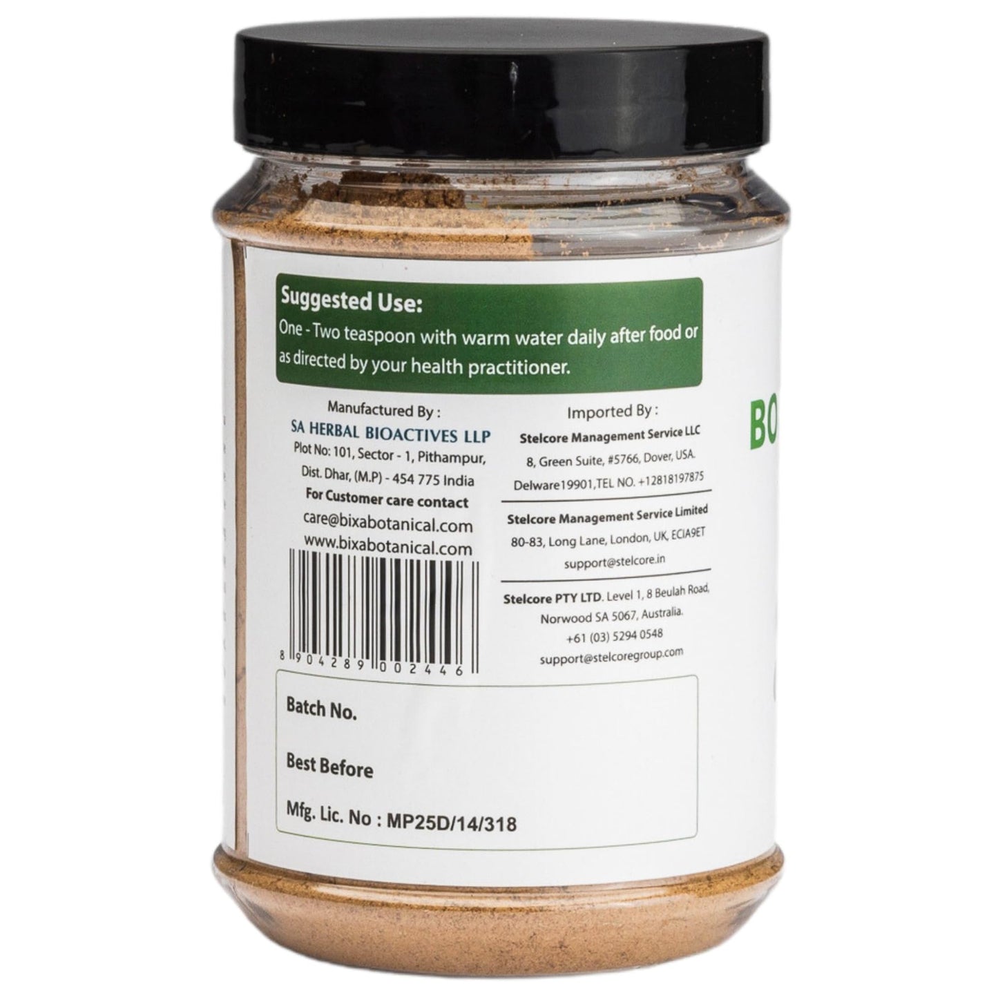 bixa BOTANICAL Ayurvedic Natural Herbal Supplement Bonducella Seed Powder 7