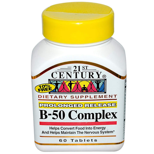 21st Century Vitamin B-50 Complex Tablets, 60 Tablets