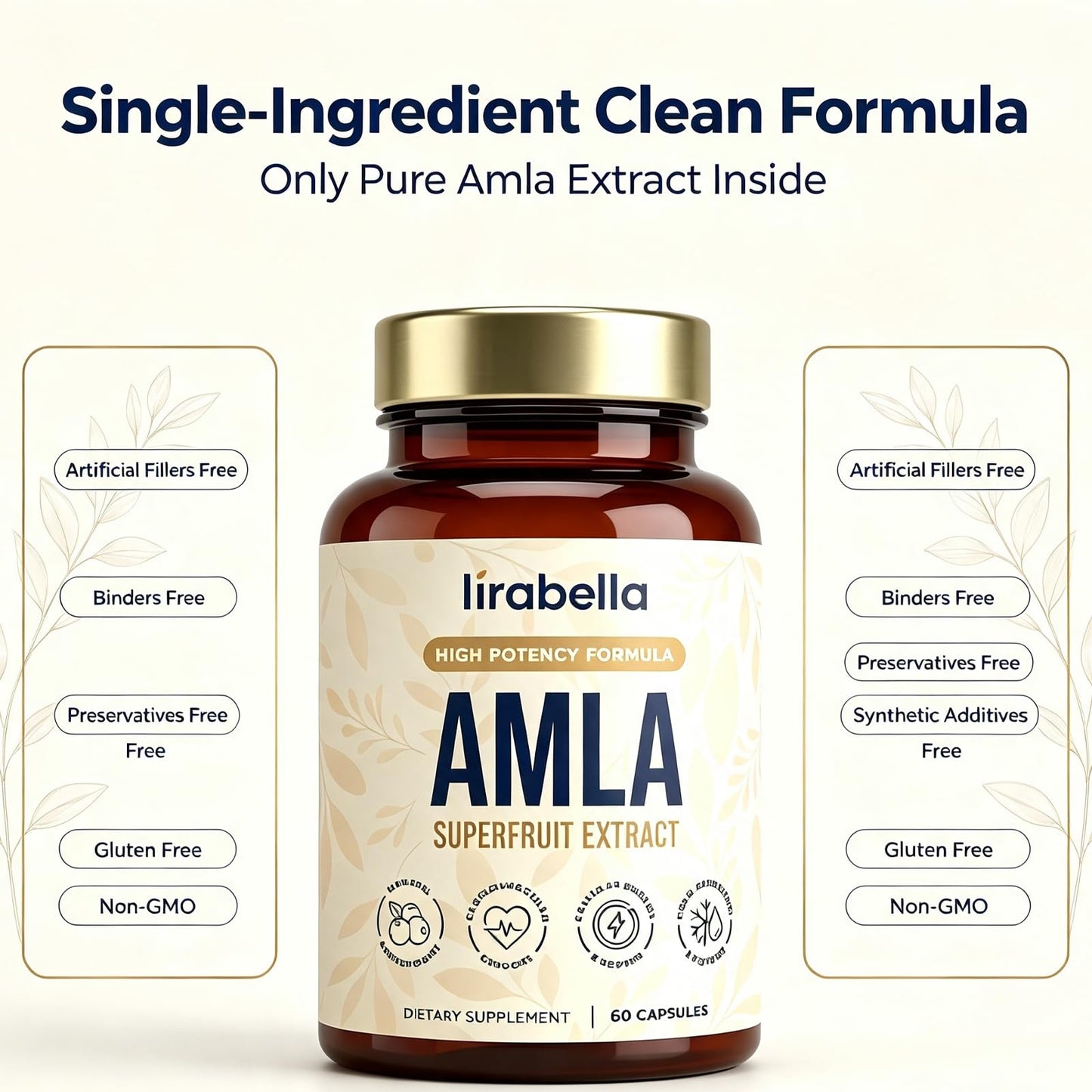 Ella ola kids Lirabella Amla Superfruit Capsules, 60 Capsules