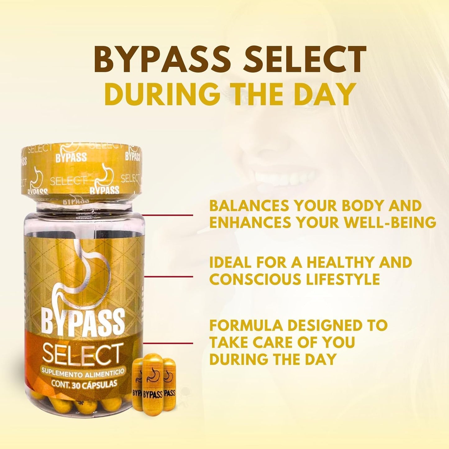 Generic Dendas Bypass Select Daily Wellness Support Capsules 60 Capsules