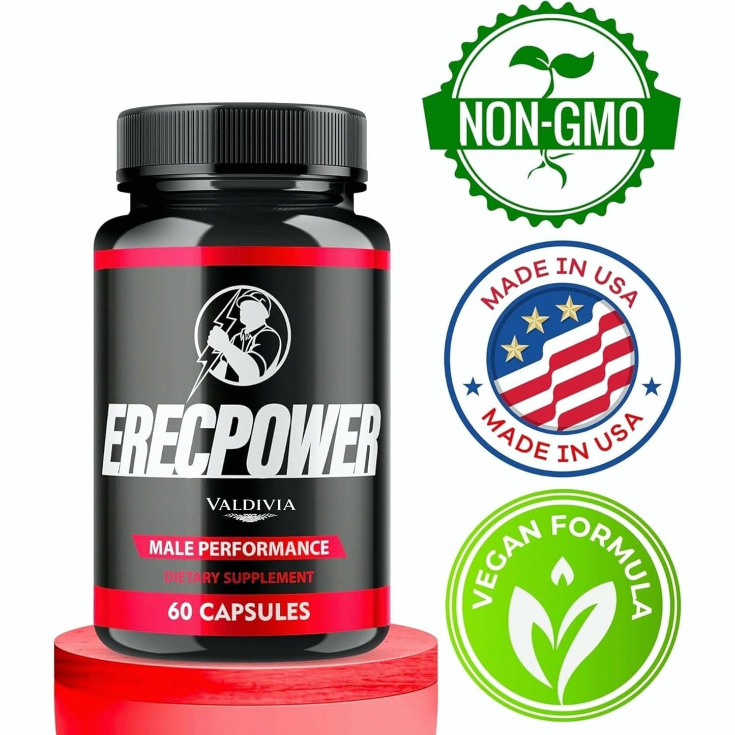 KYFLAG Erecpower Multivitamin Male Performance Capsules, 60 Capsules