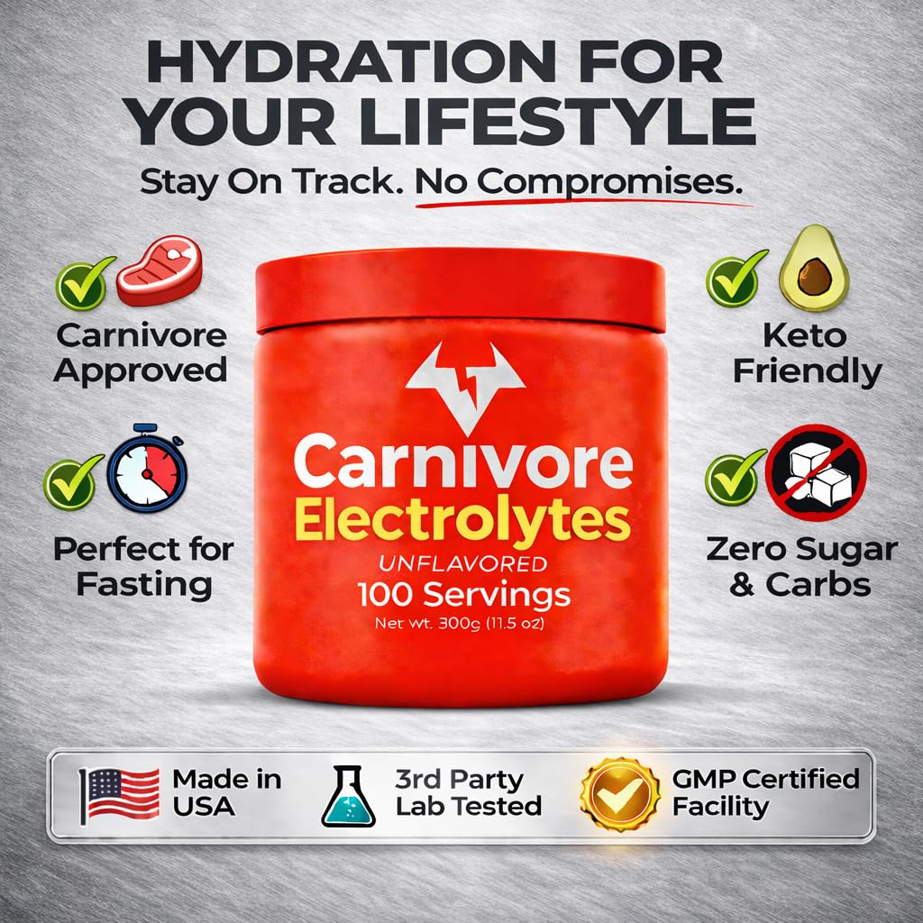 Rave Carnivore Electrolytes Powder 11.5 Ounce