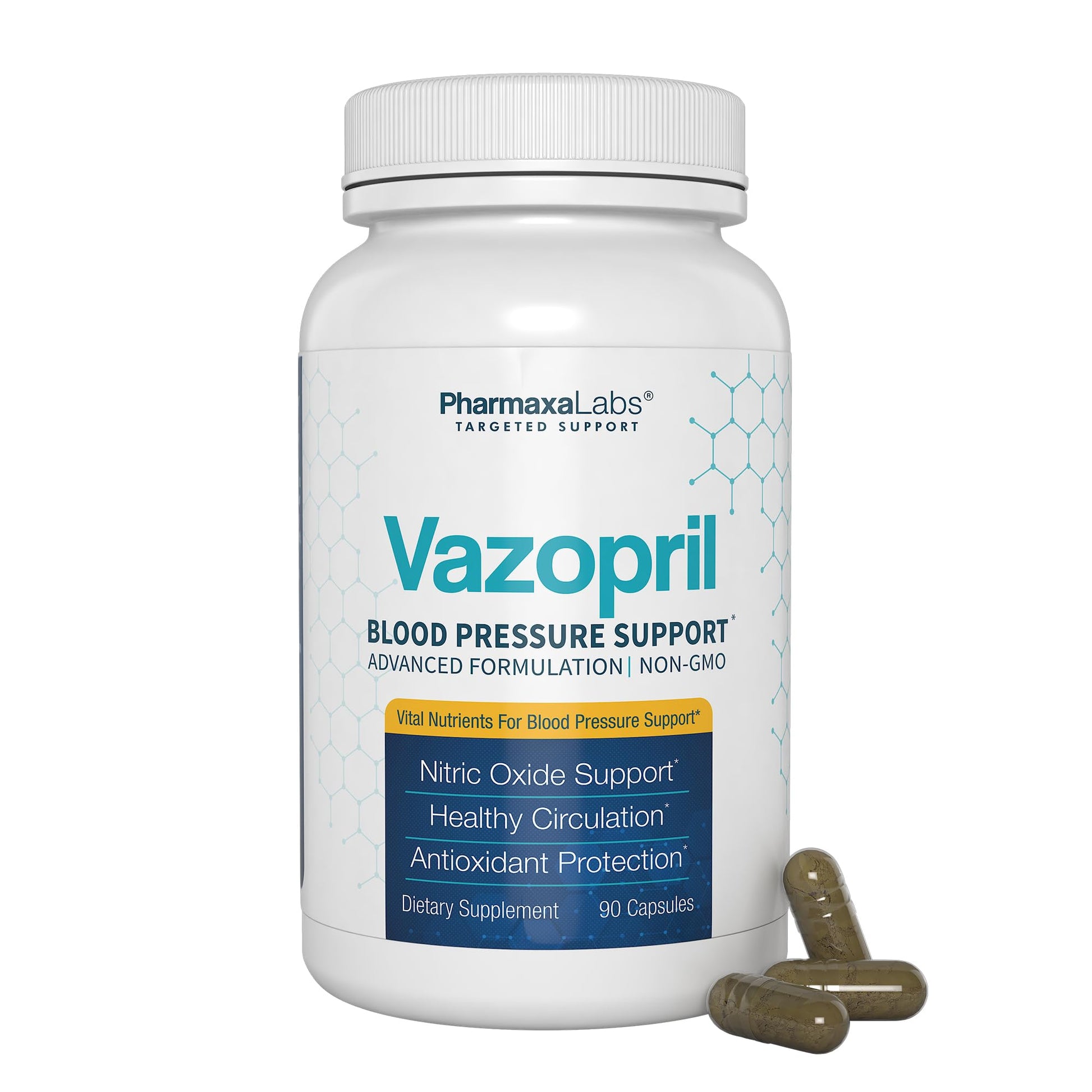 Vazopril Blood Pressure Support Vitamin Supplement Capsule 90 Capsules