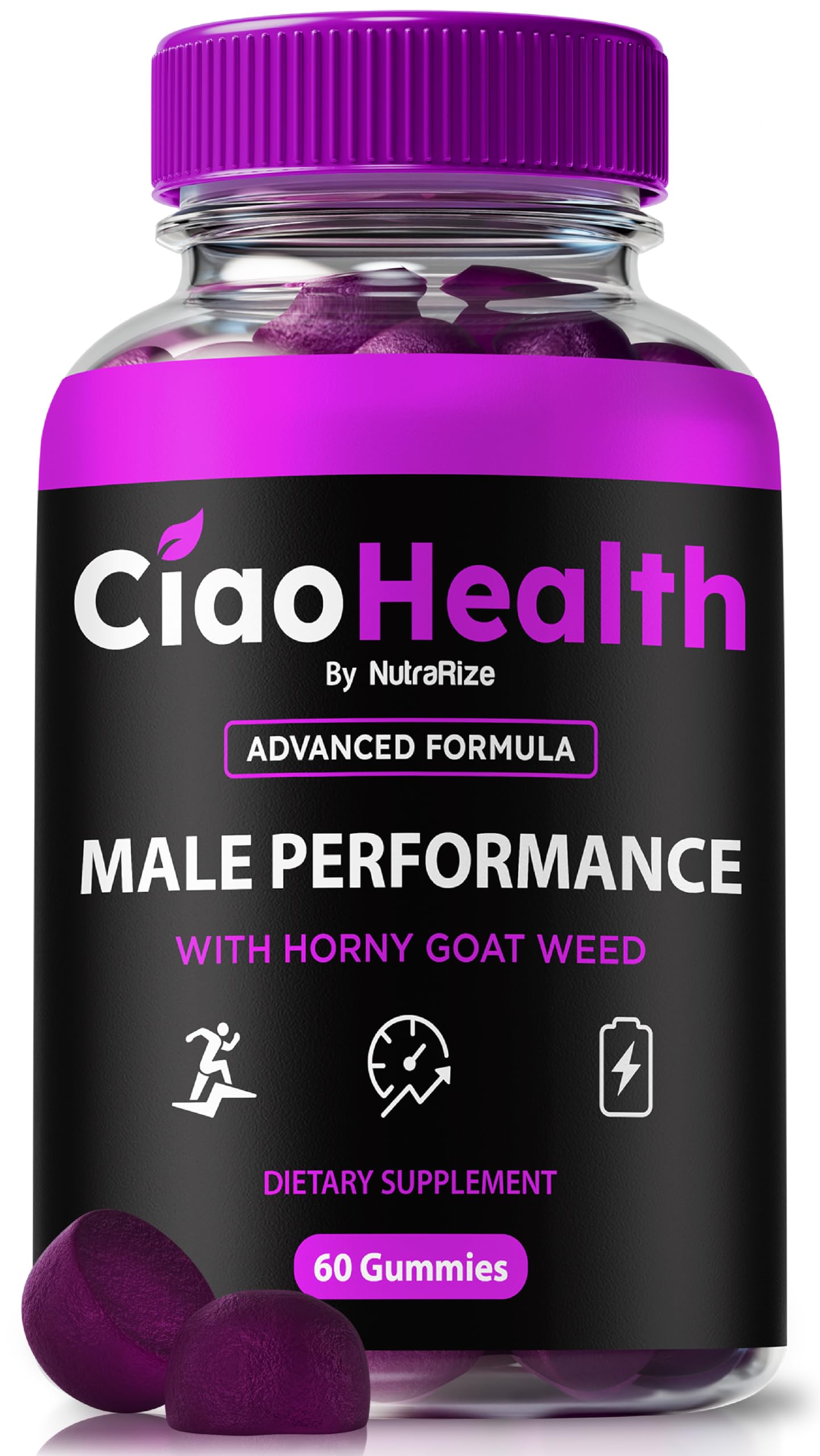 NutraRize Ciao Health Gummies for Men, 60 Gummies