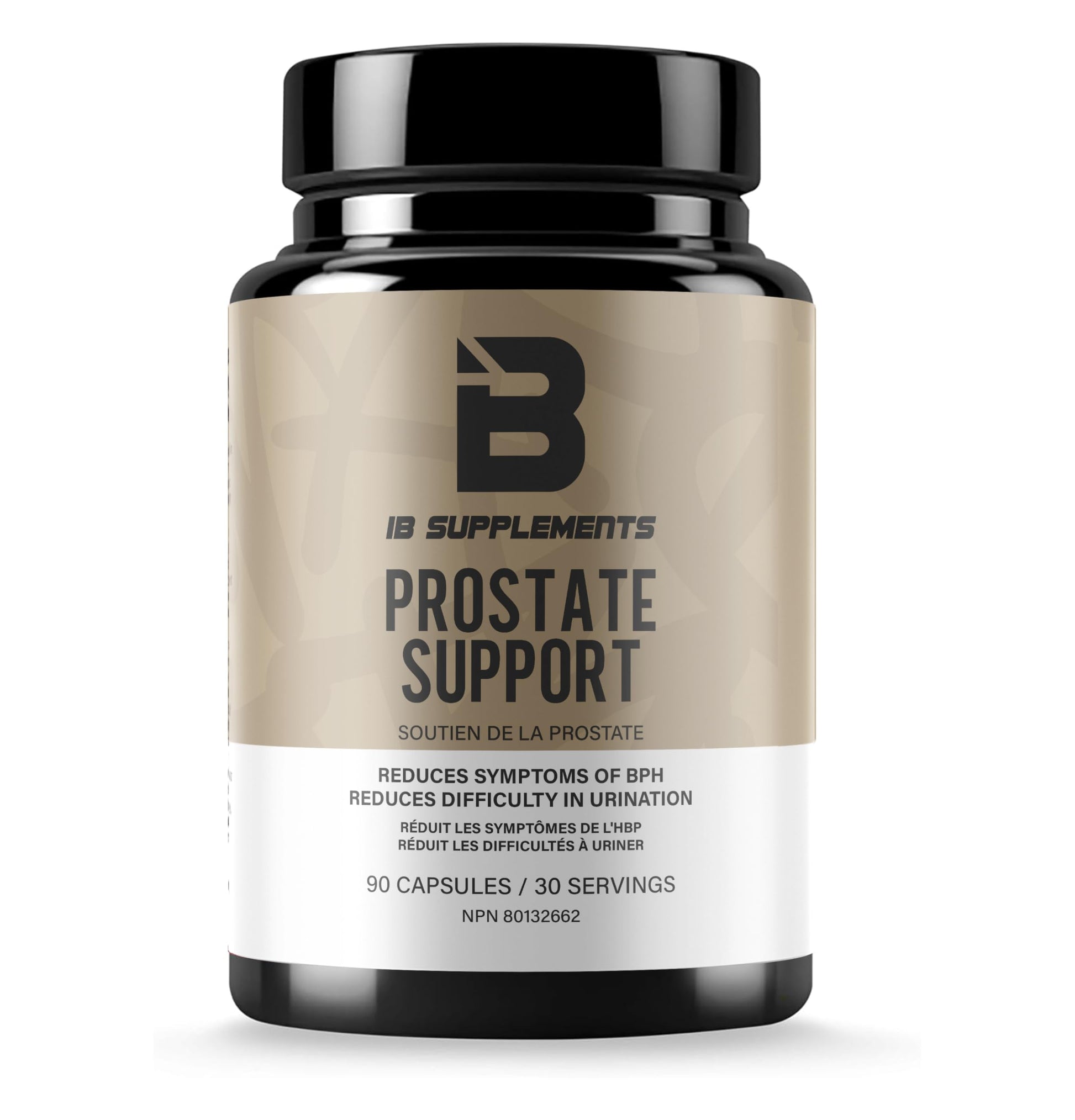 Iron Brothers Supplements Prostate Support for Men with Saw Palmetto, Pygeum & Pumpkin Seed Natural DHT Blocker, 90 Capsules