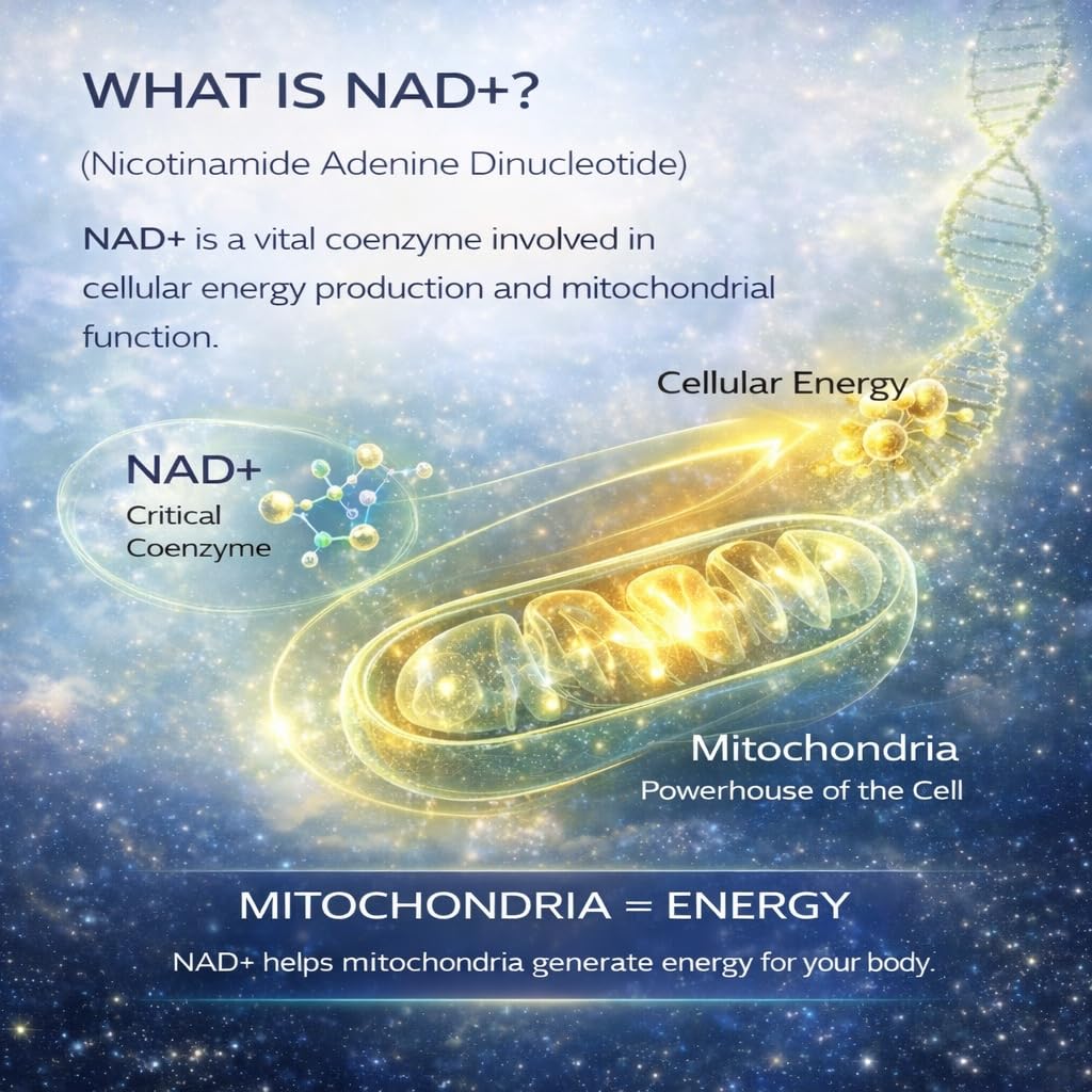 Moon Laboratory NMN + L-Glutathione Supplement – NAD+ Support, Mitochondrial Energy & Antioxidant Defense with CoQ10, NAC, PQQ & Alpha Lipoic Acid – 120 Capsules