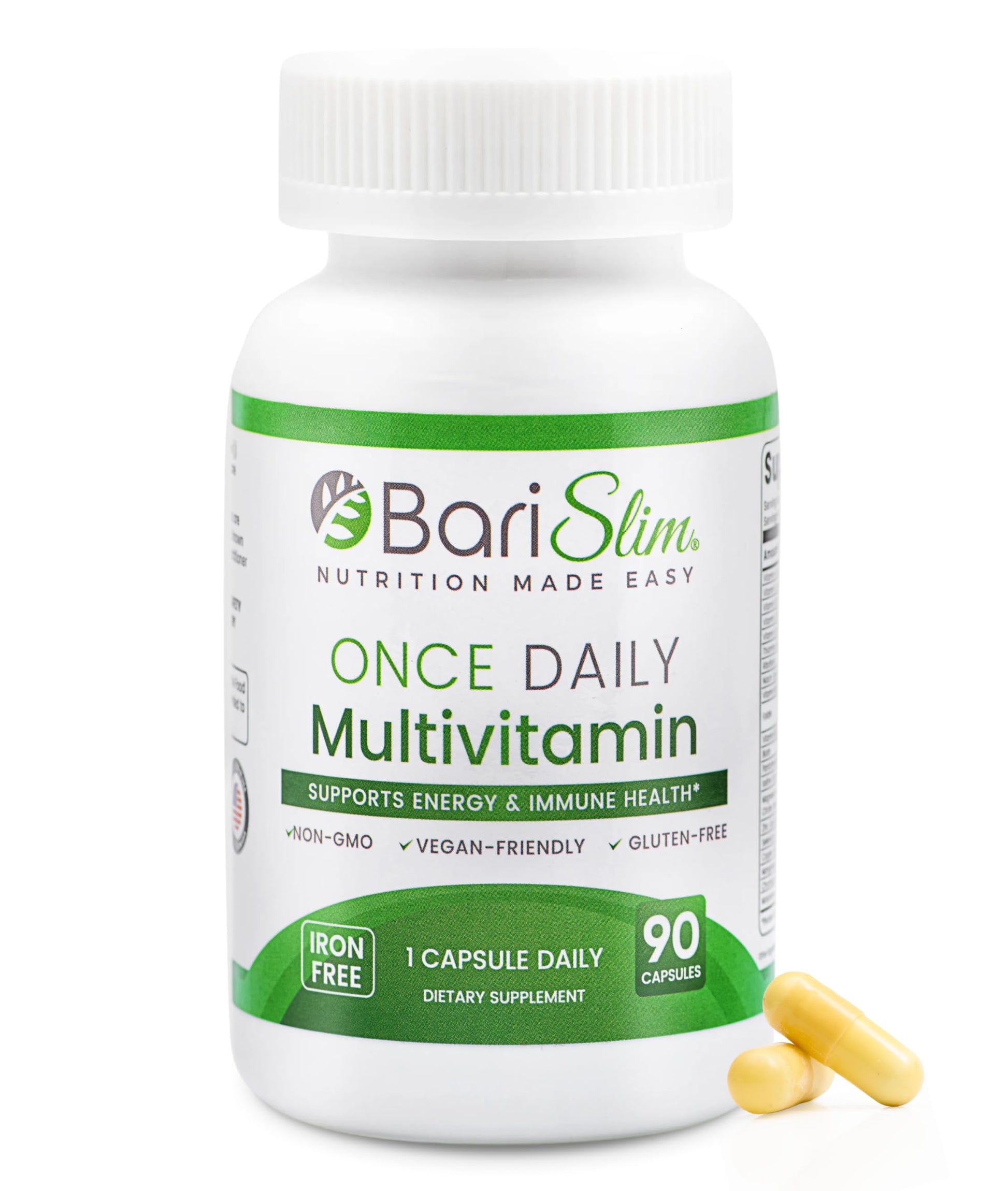 BariSlim Once Daily Bariatric Multivitamin Capsule 90 Count