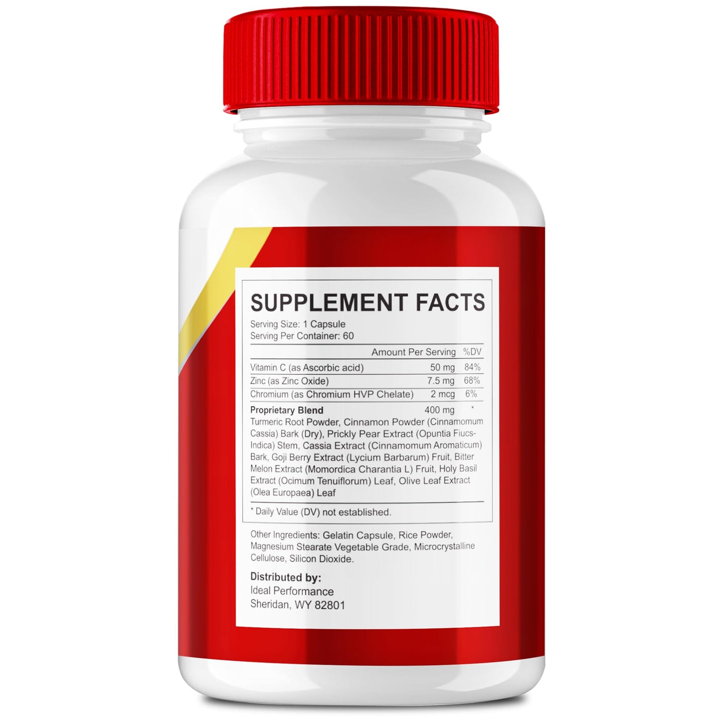 IDEAL PERFORMANCE Gluvafit Advanced Blood Formula Capsules, 60 Count