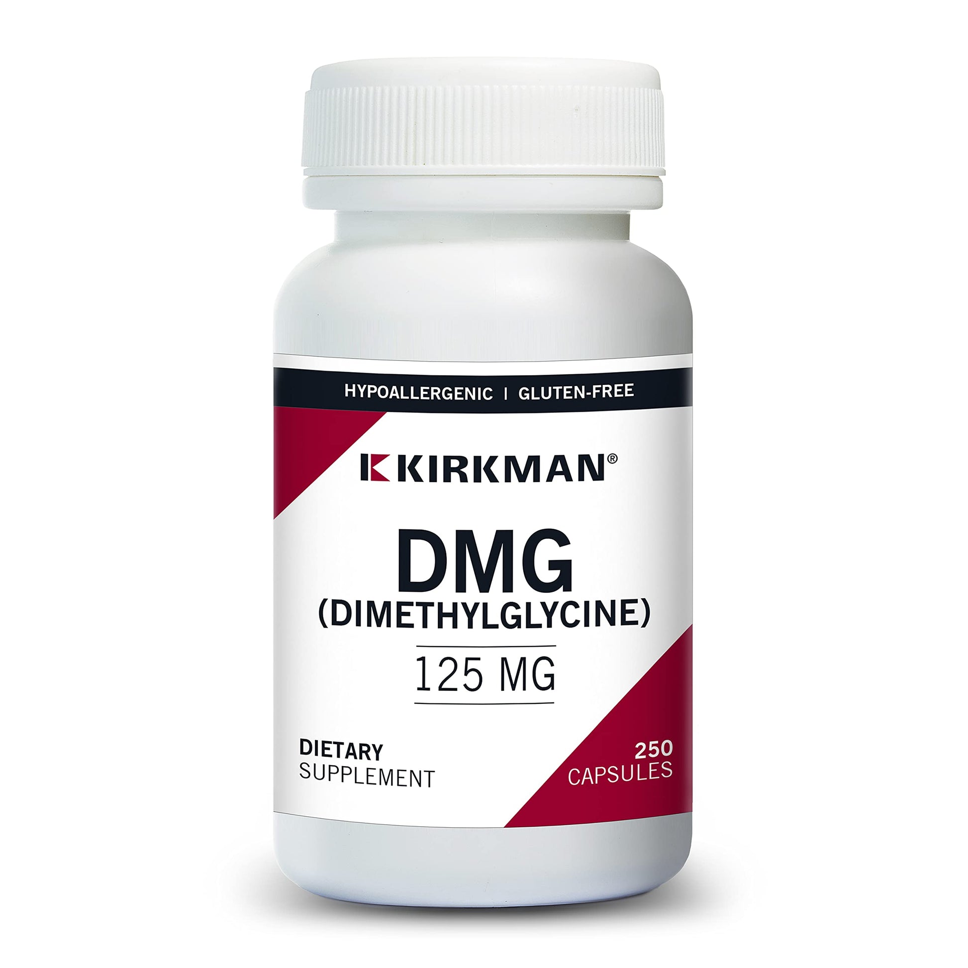 Kirkman DMG (Dimethylglycine) 125 mg Capsule, 250 Count