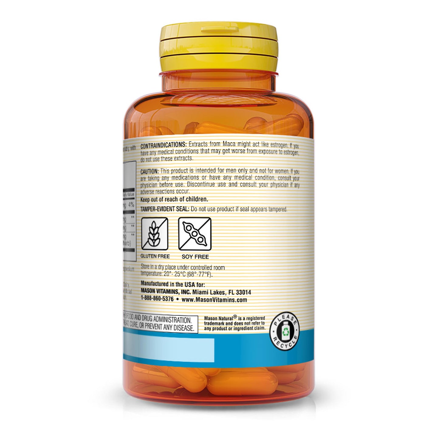 Mason Natural Vein Erect with L-Arginine and Maca Capsule, 80 Capsules