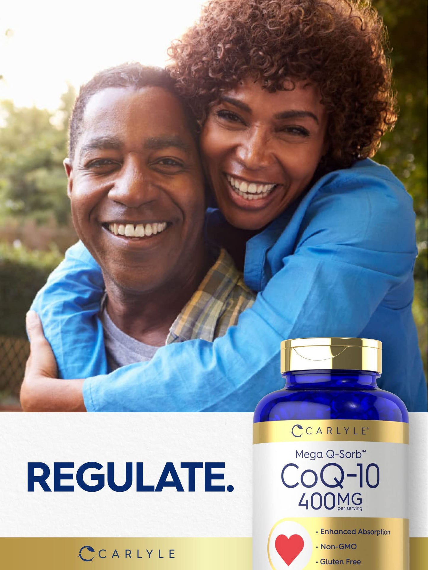 Carlyle CoQ10 400mg Softgel, 200 Count