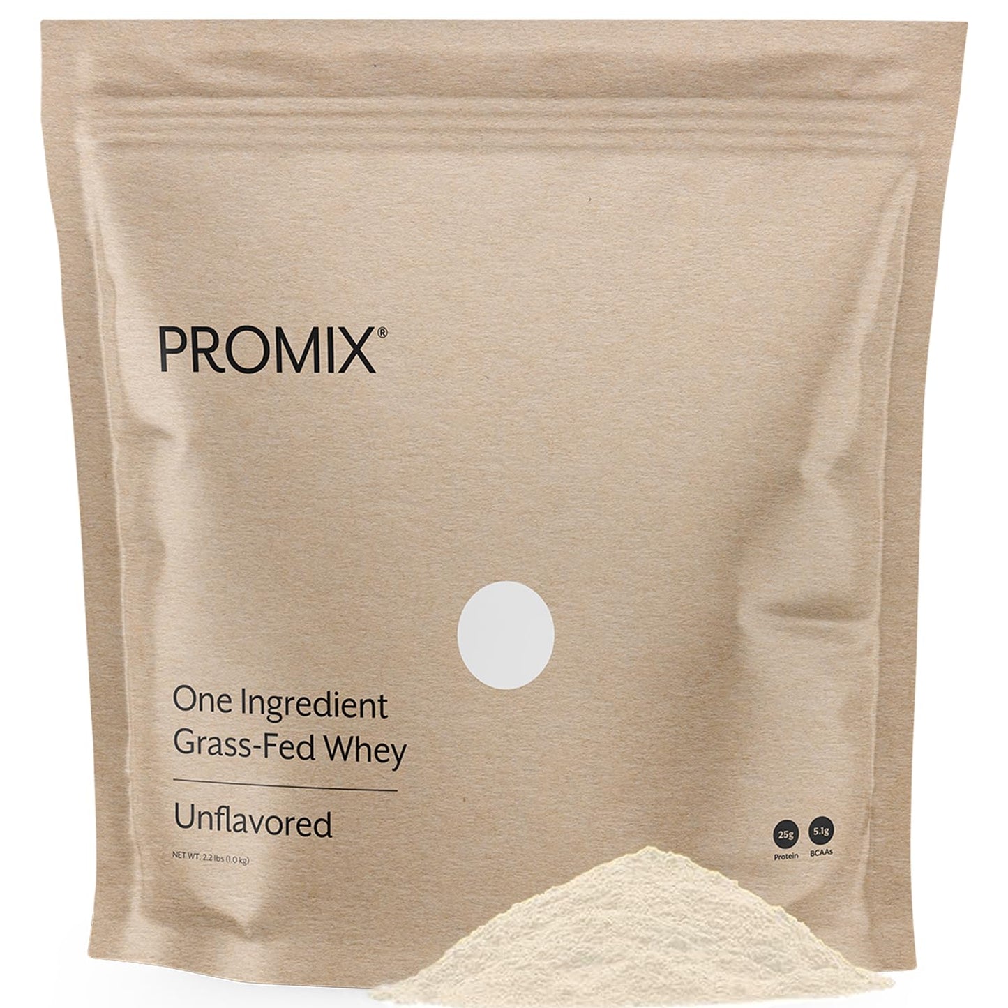 ProMix Nutrition Whey Protein Powder, Grass Fed, Unsweetened, Hormone Free, Unflavored, 32 Servings