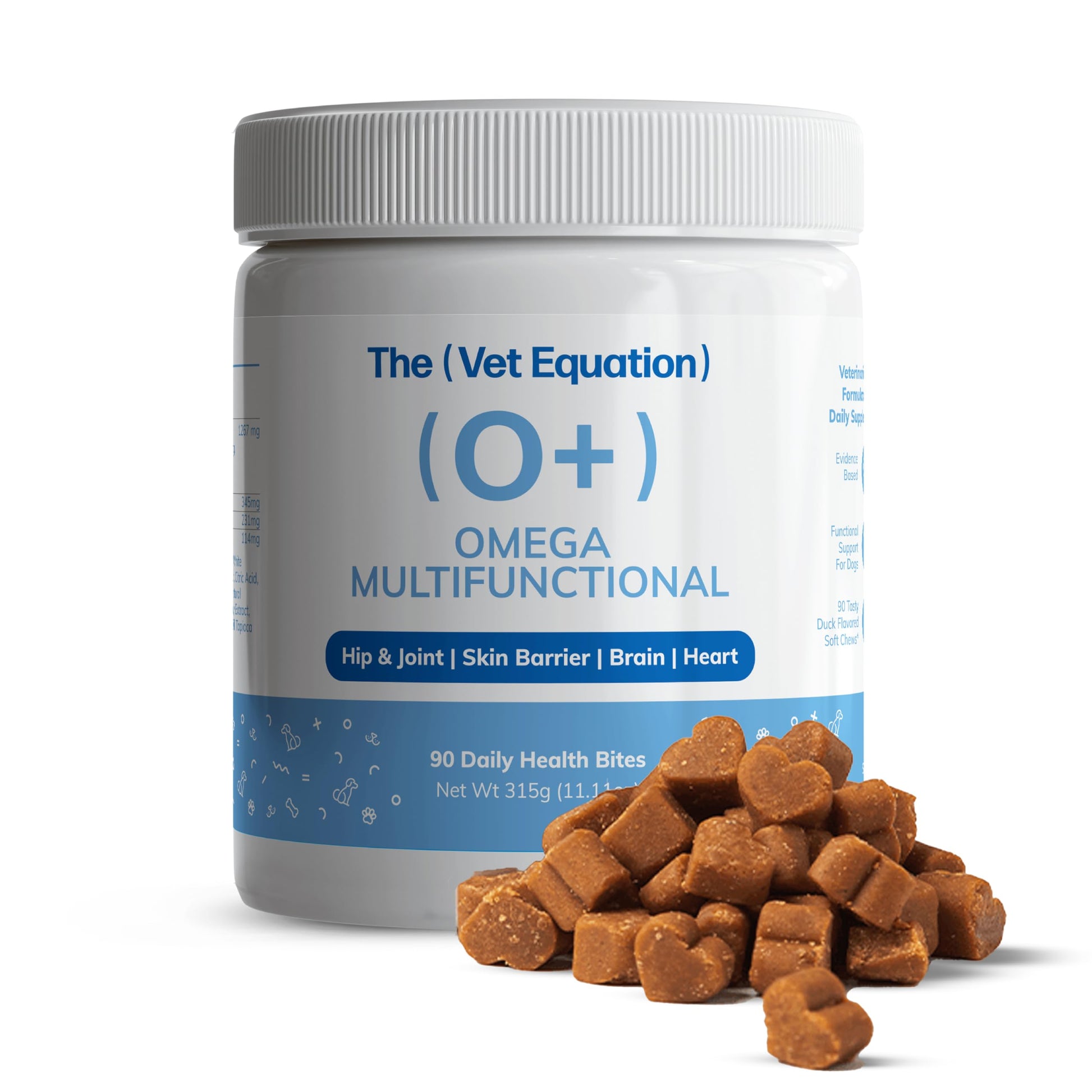 The Vet Equation Omega Multifunctional for Dogs Duck-Flavored Soft Chew 1