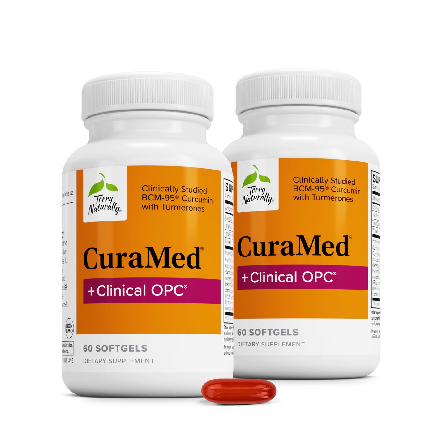 Terry Naturally CuraMed + Clinical OPC Brain & Heart Health Softgels 120