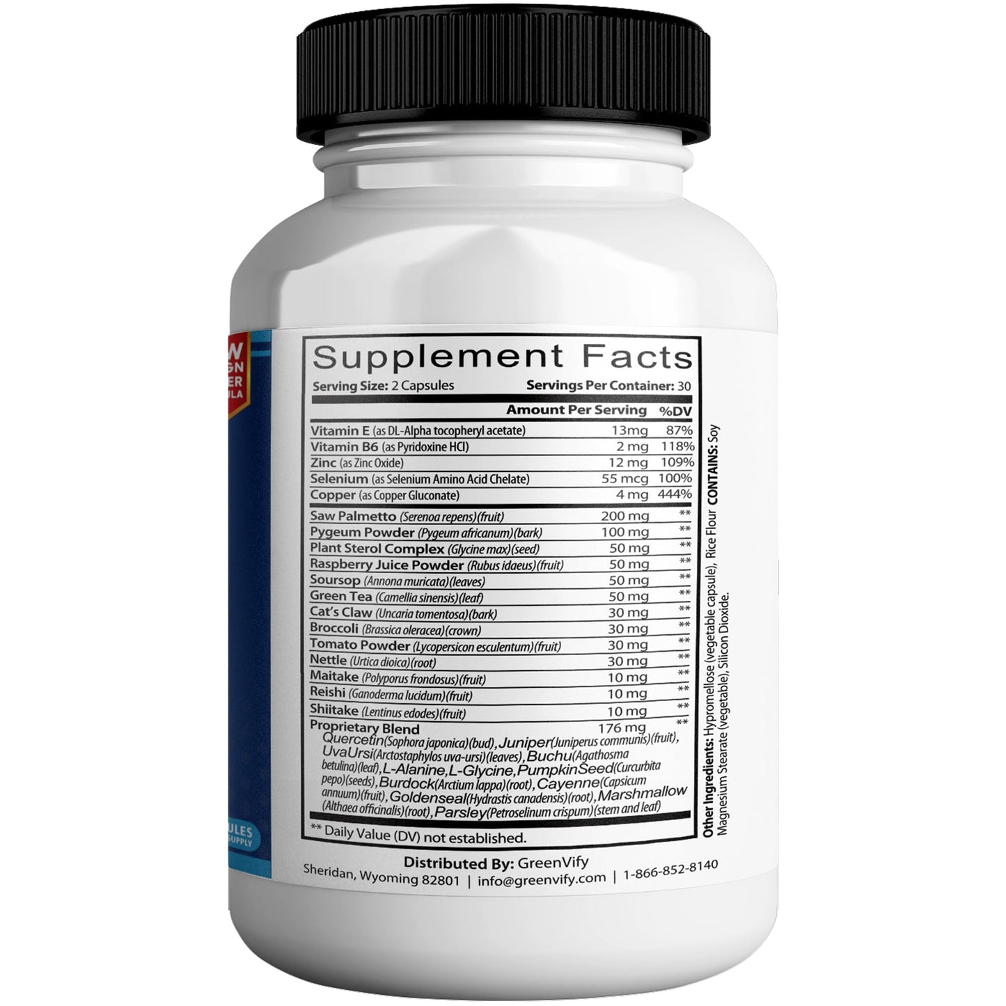 BIOQUIRE ProstaPure Advance Max Extra Strength Prostate Health Support Supplement Capsules 120