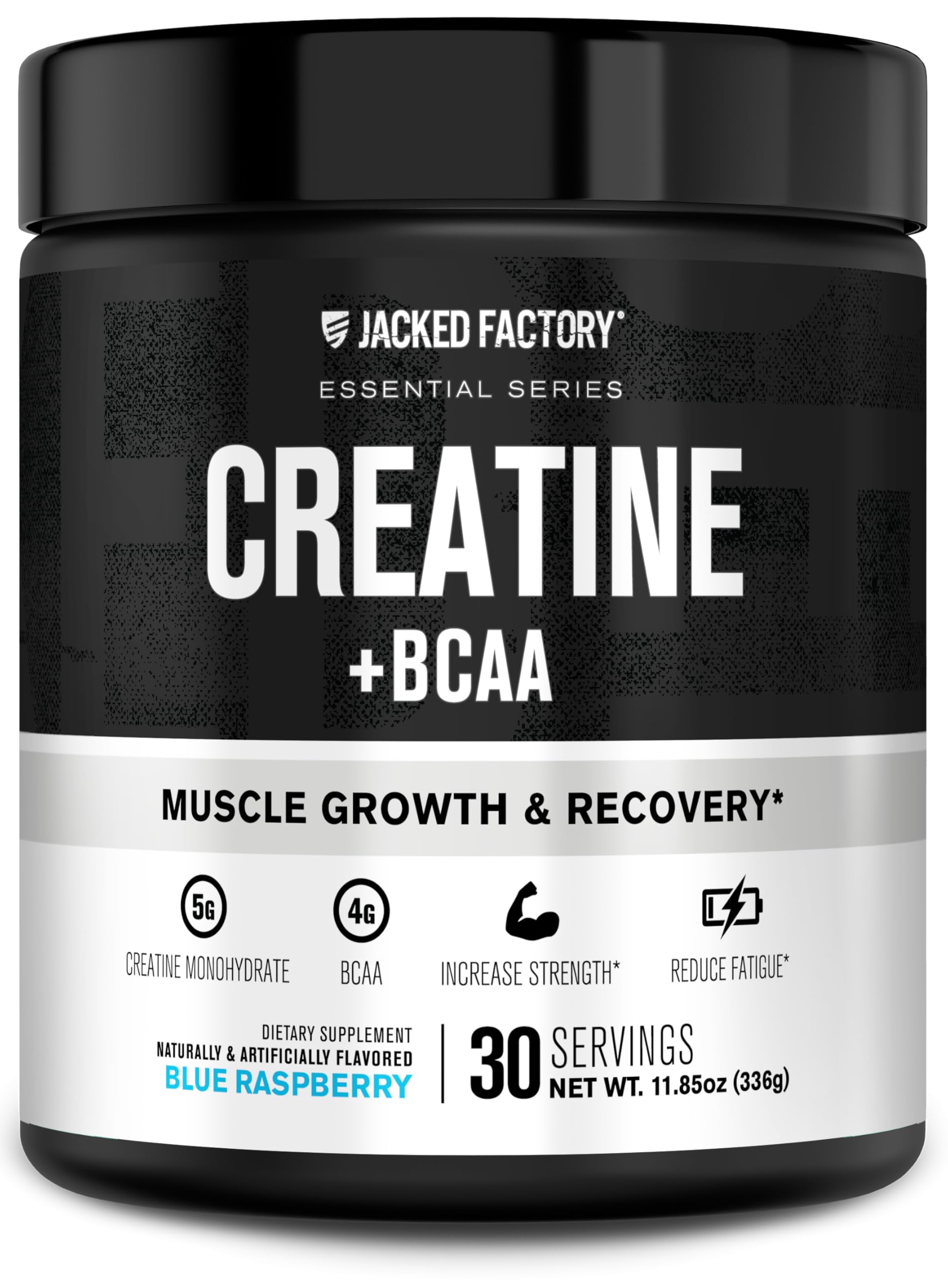 Jacked Factory Creatine Monohydrate + BCAAs Powder, 30 Servings