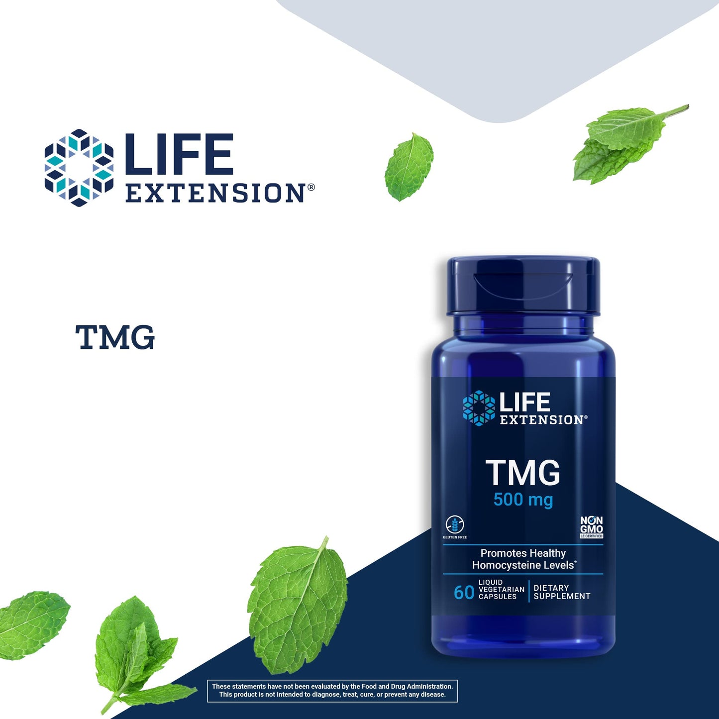 Life Extension TMG (trimethylglycine) 60 Capsules