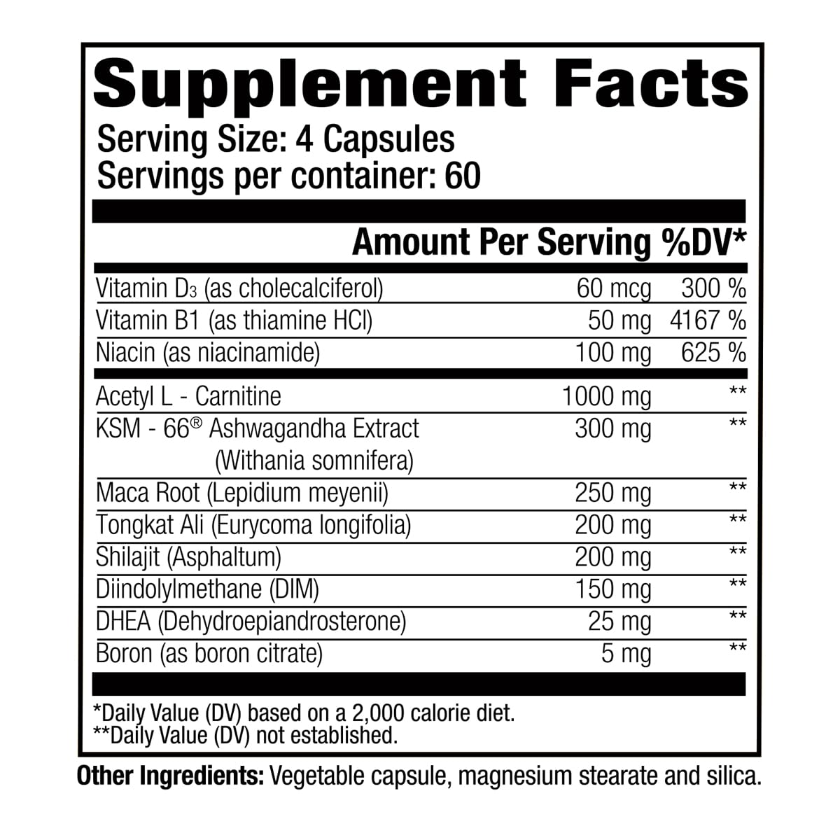 GAT SPORT Deep Wood Libido & Testosterone Booster Powder 26.4 oz