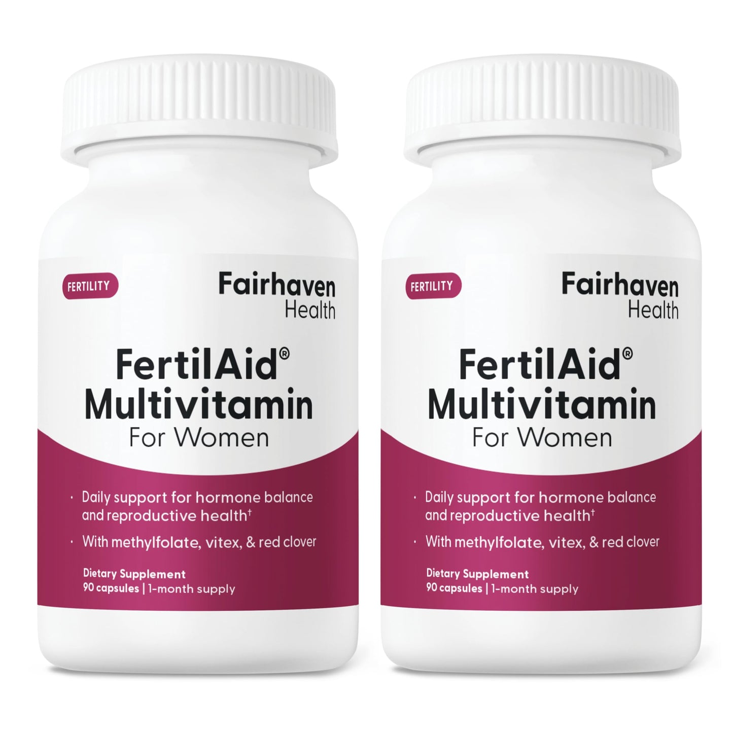Fairhaven Health FertilAid for Women Prenatal Vitamin Capsules 180