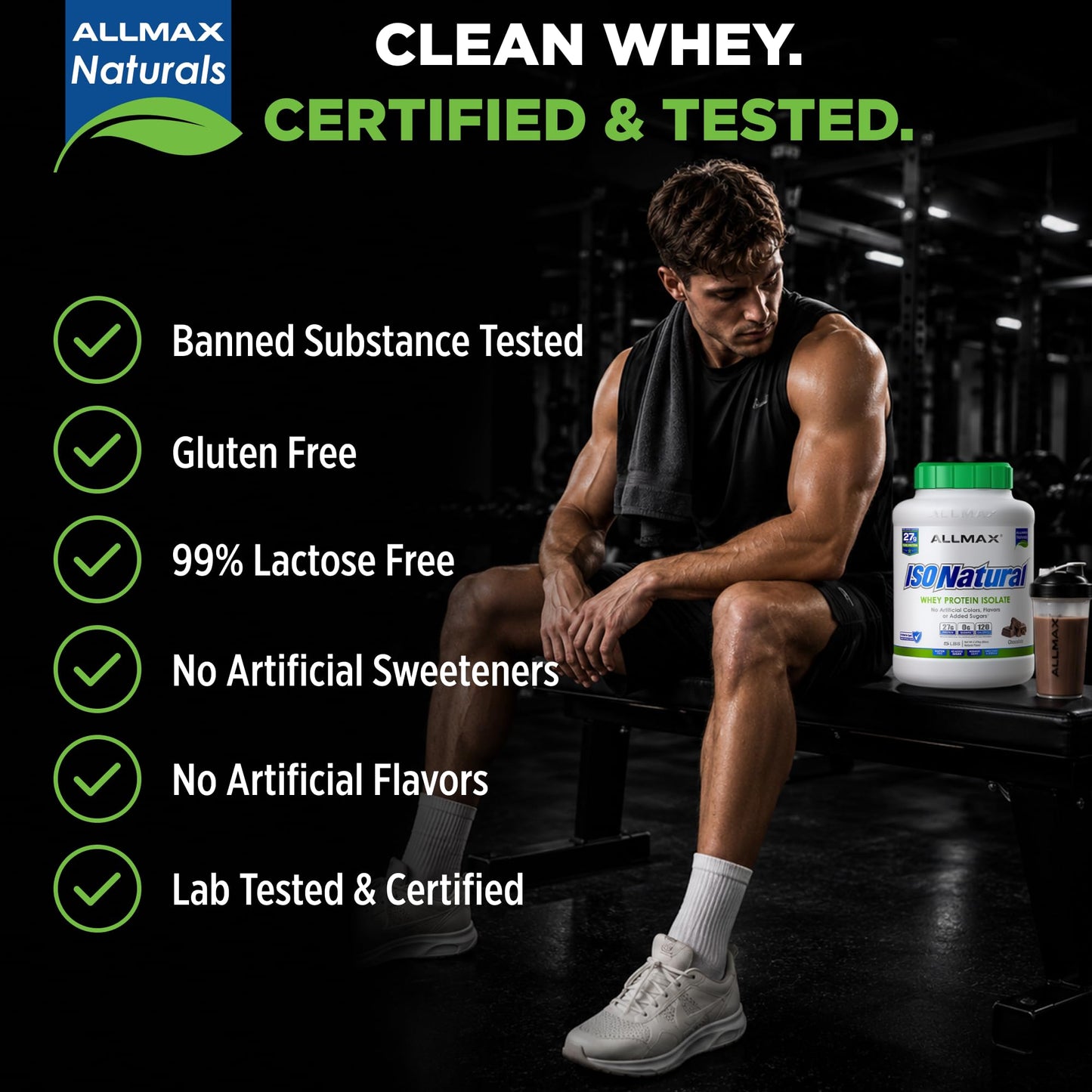 ALLMAX ISONATURAL Protein Isolate Powder Chocolate 80