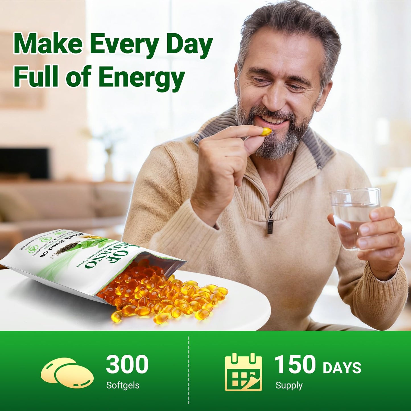 Moravax Oil of Oregano Softgels 300 Softgels
