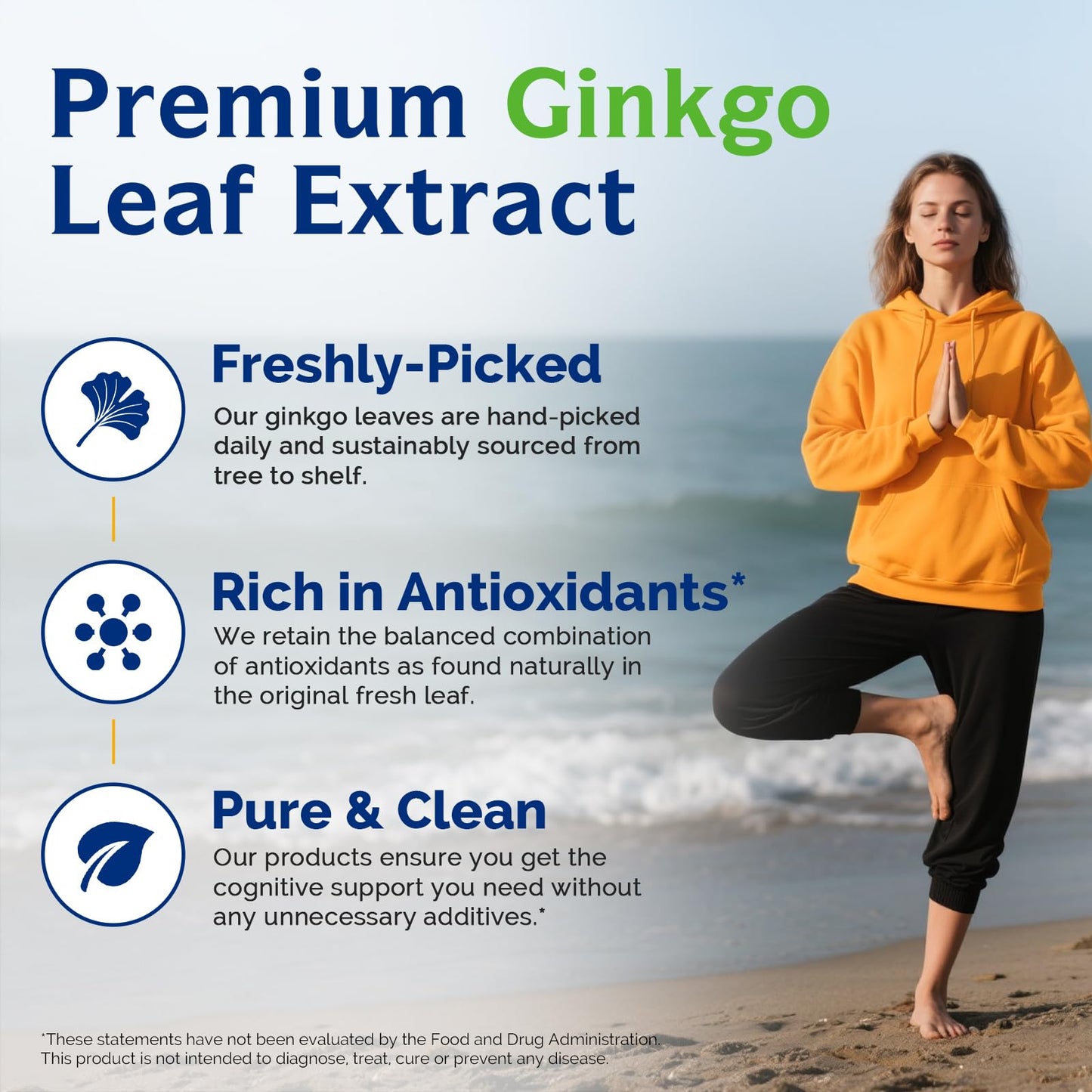 Innate Vitality Ginkgo Biloba 150 mg Capsule, 180 Count