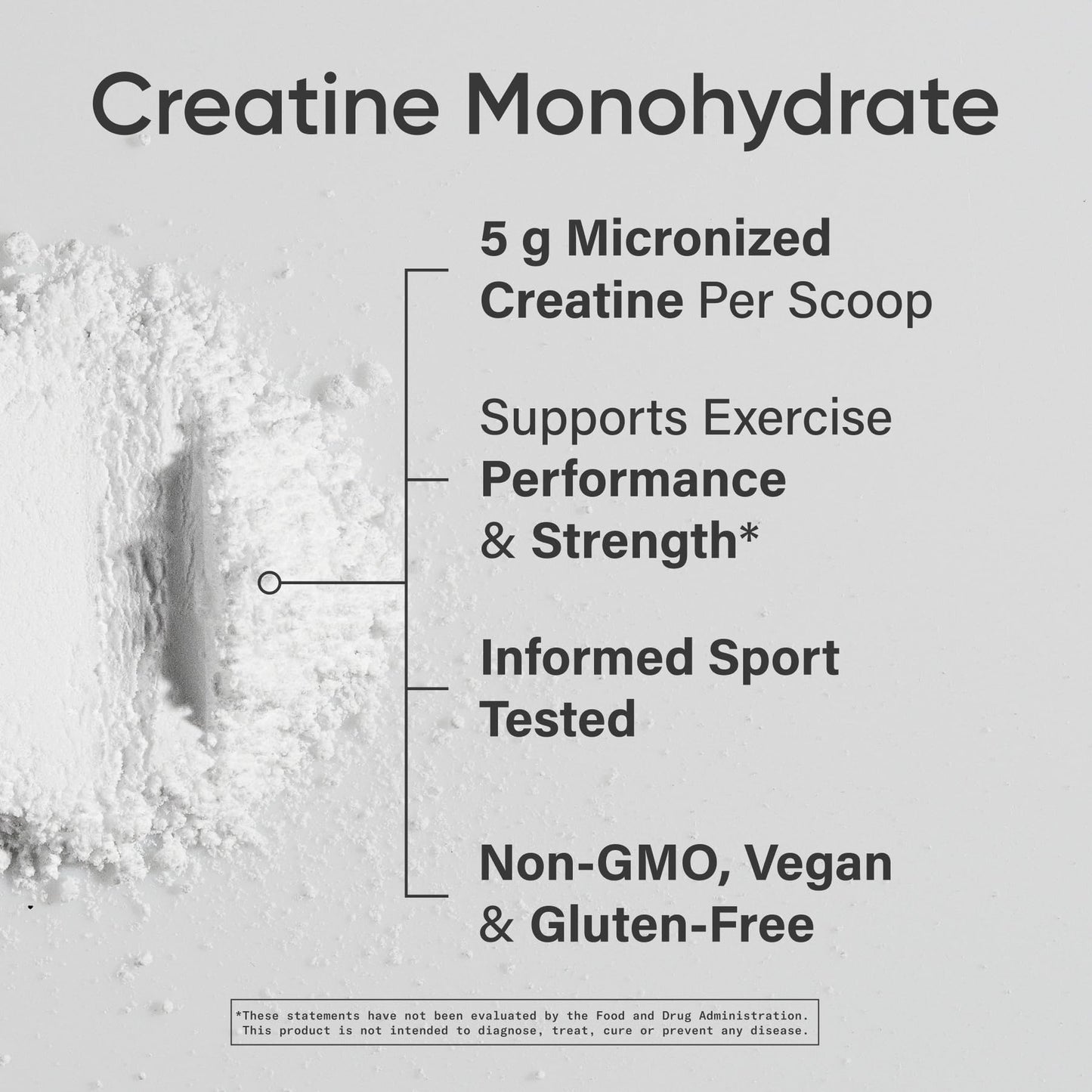 Sports Research Creatine Monohydrate Powder 17.64 oz