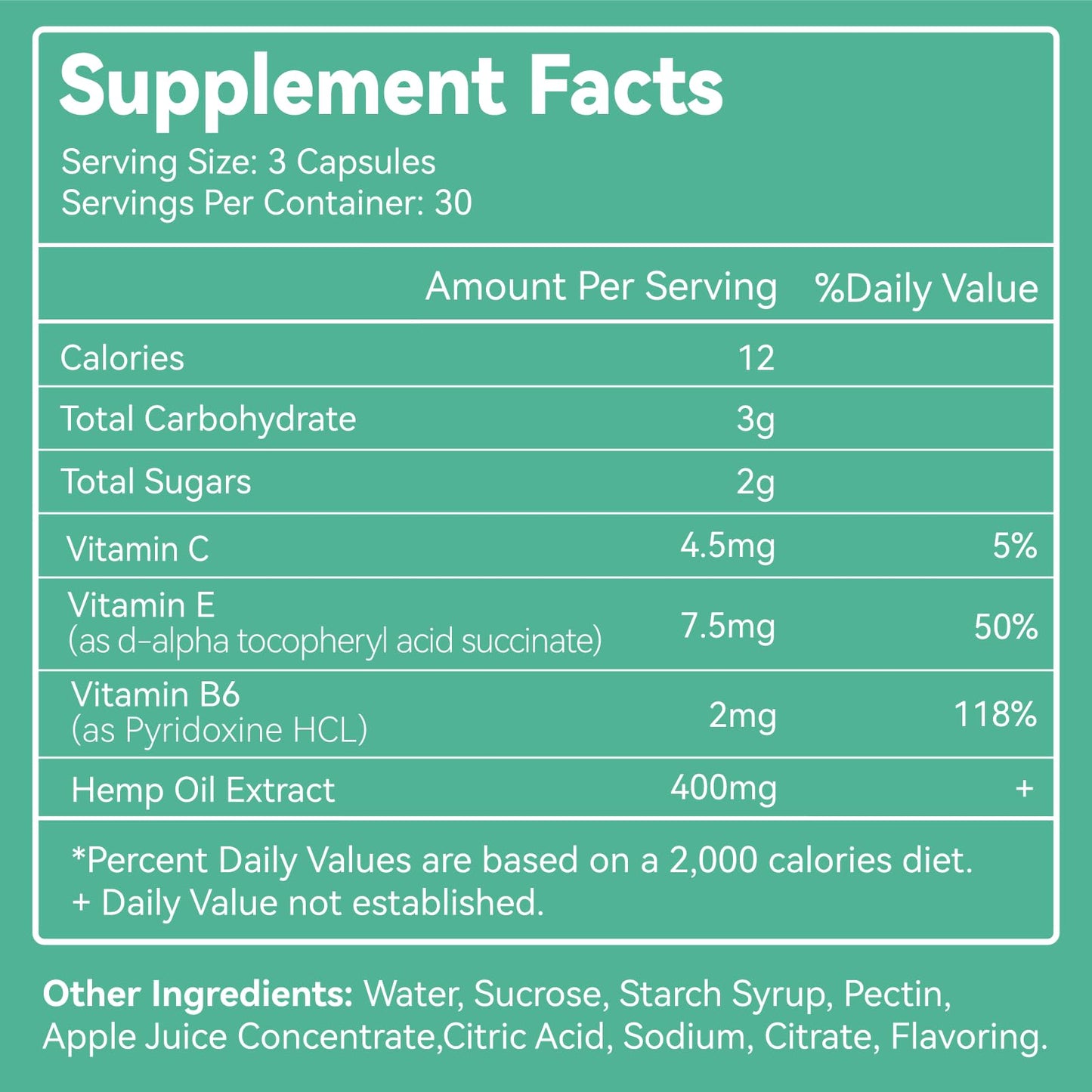 SmildeHeal Organic Hemp Gummies, Gummy, 180 Gummies