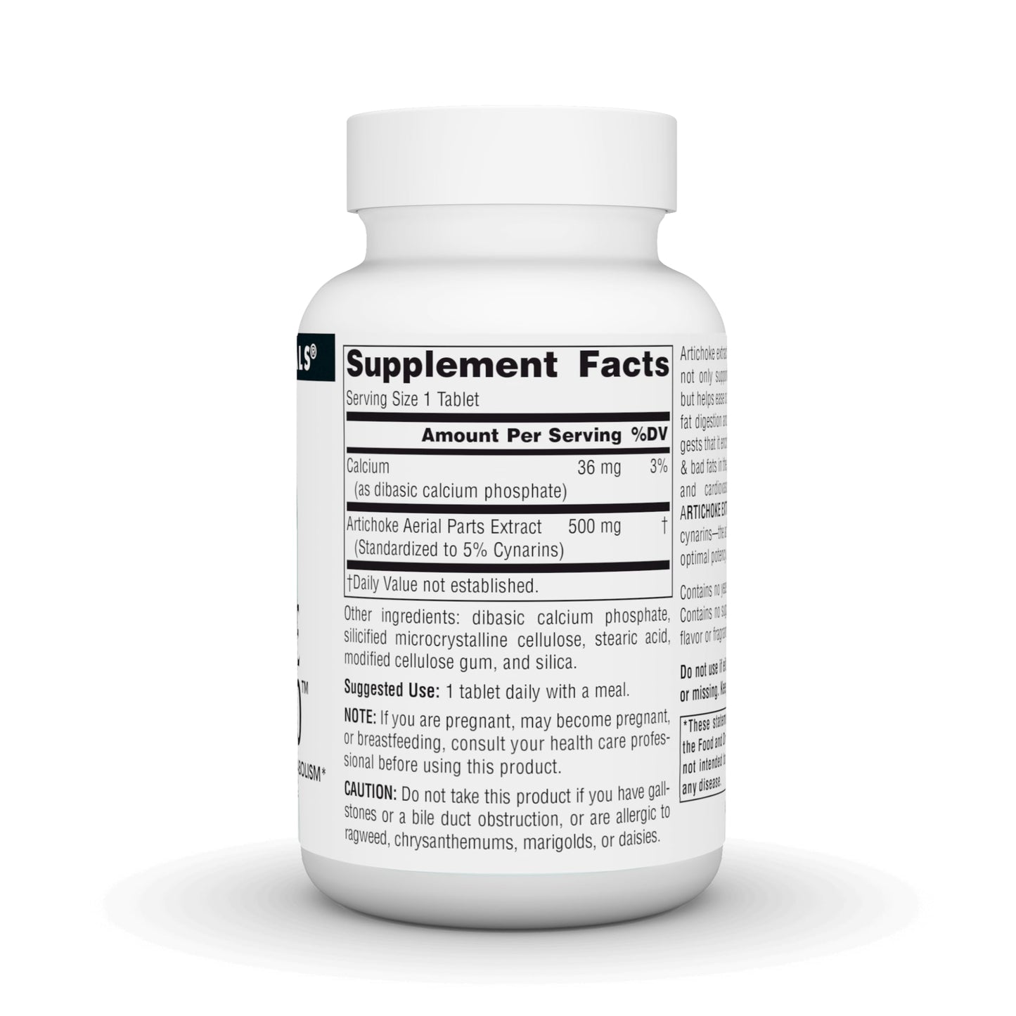 Source Naturals Artichoke Extract 500mg Tablet, 90 Tablets