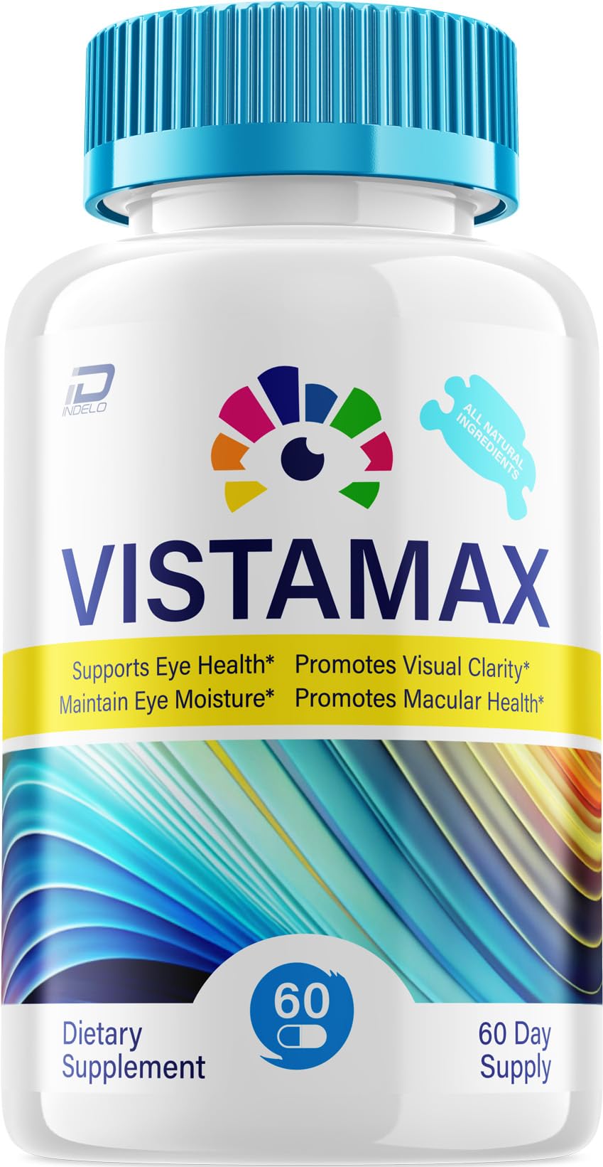 Indelo Vista Max Plus Eye Support Capsule, 60 Count
