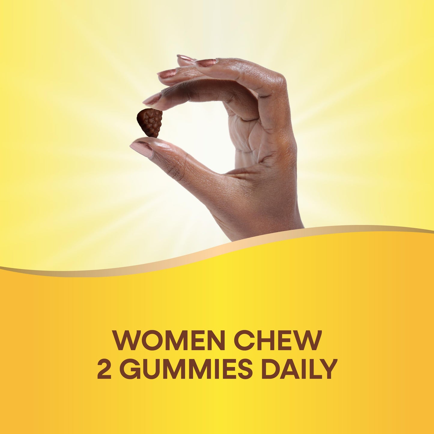 Nature's Way Alive! Women’s 50 Plus Multivitamin Gummy, Daily Chewable Multivitamins with B-Vitamins, Vitamin D3, Calcium, Supports Heart, Brain & Bone Health,* Mixed Berry Flavored, 150 Count