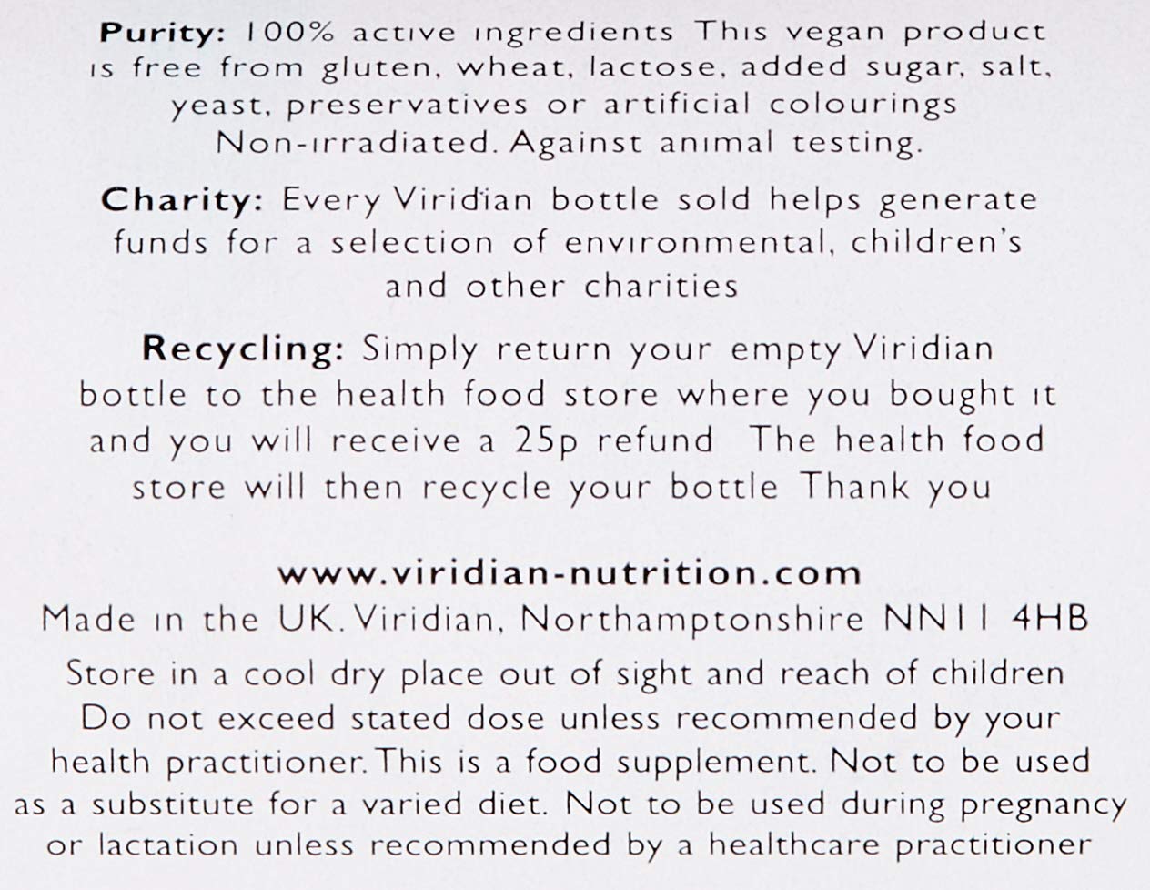 Viridian Clear Skin Complex Capsules, 60 Count
