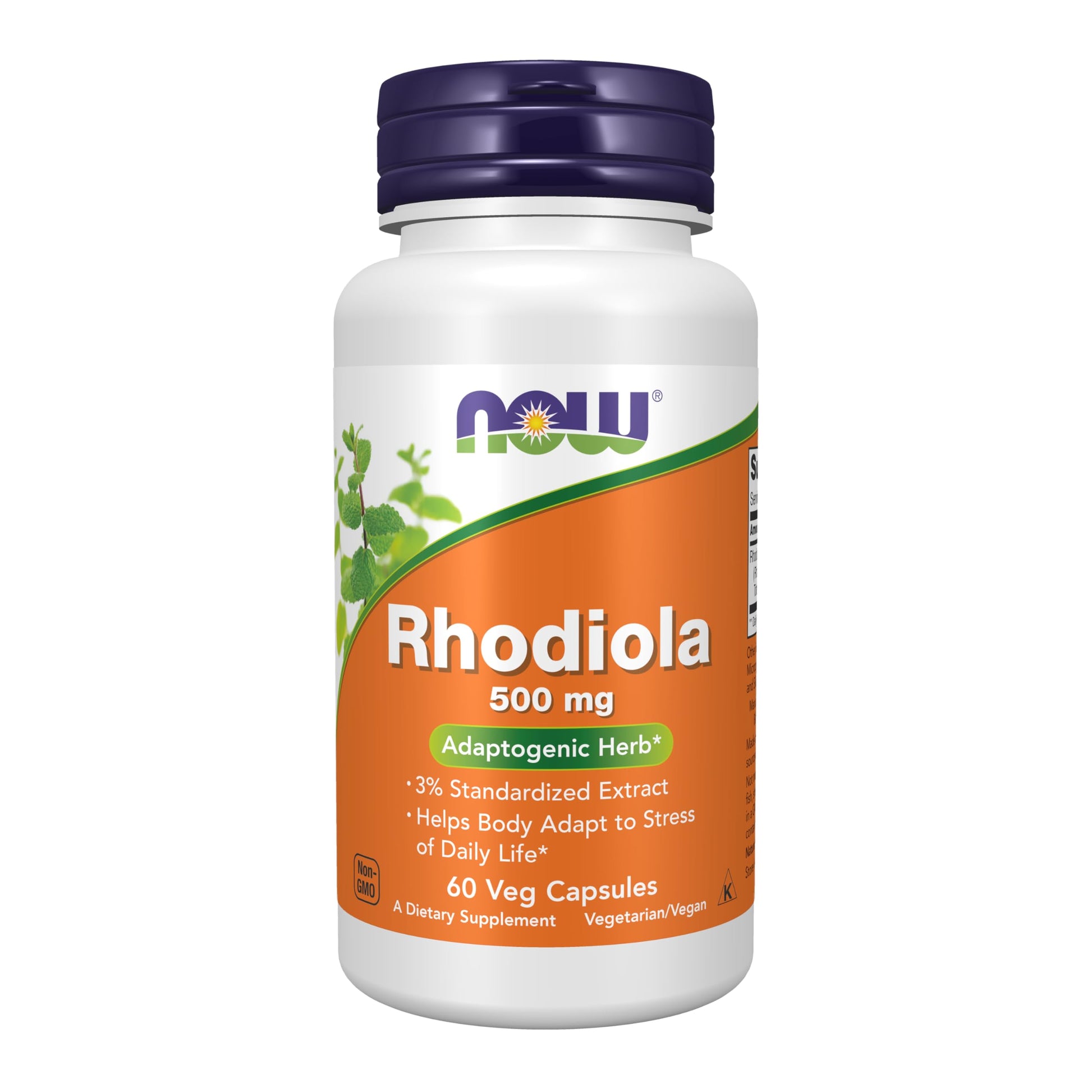 NOW Foods Rhodiola Rosea Capsules, 60 Capsules