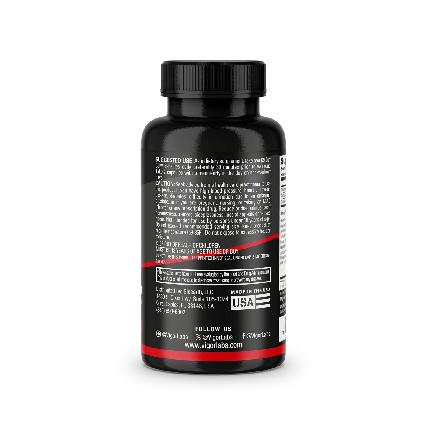 Vigor Labs Gut Cut Capsule 60 Capsules