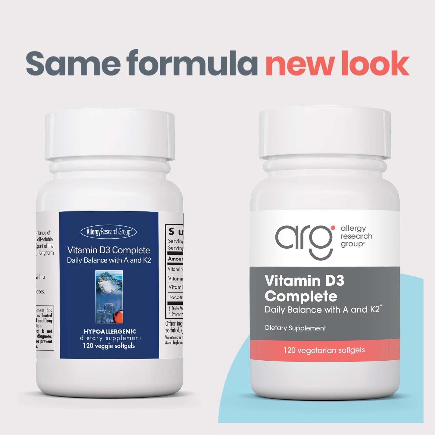 Allergy Research Group Vit D3 Complete Softgels 120