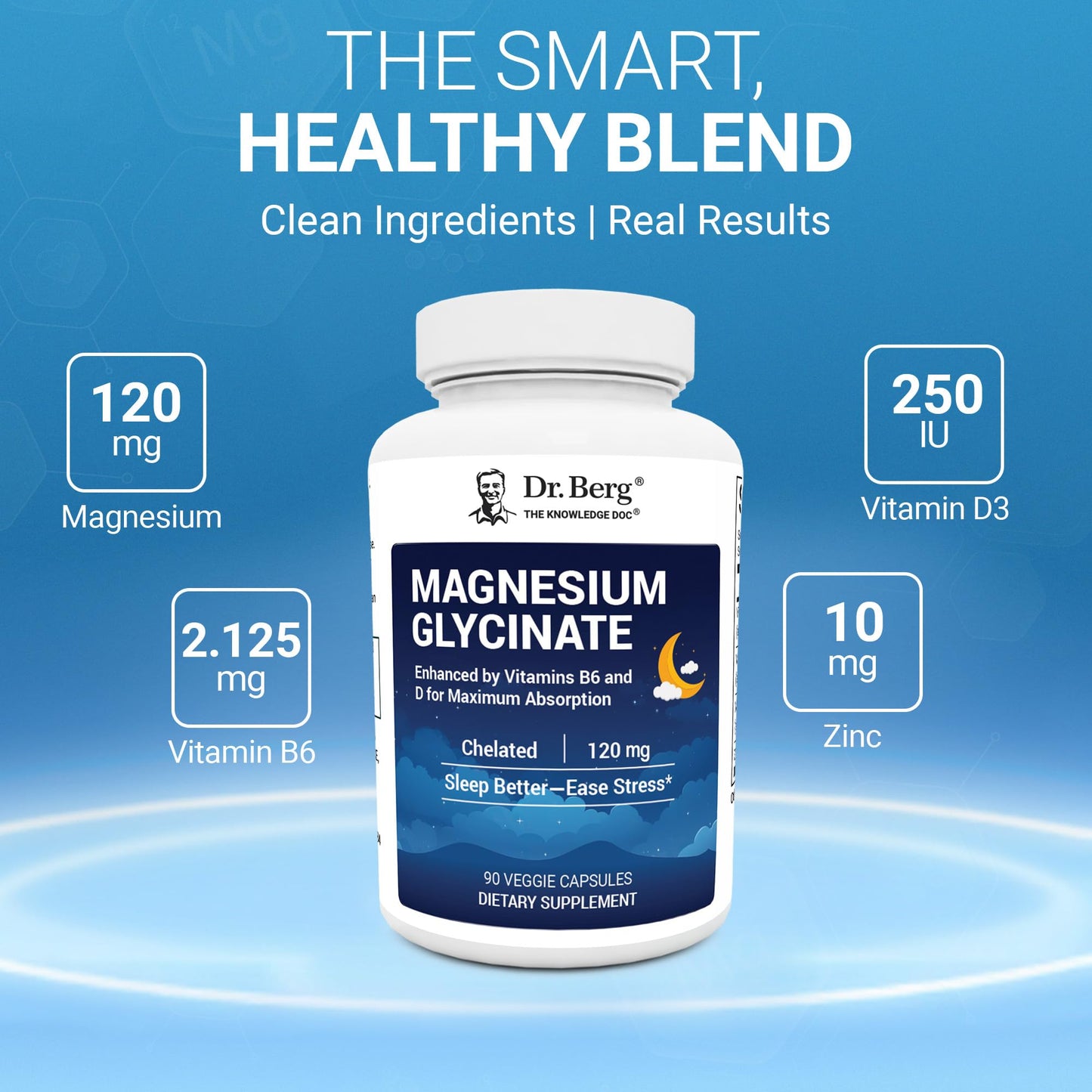 Dr. Berg Nutritionals Magnesium Glycinate Capsule 90 Count