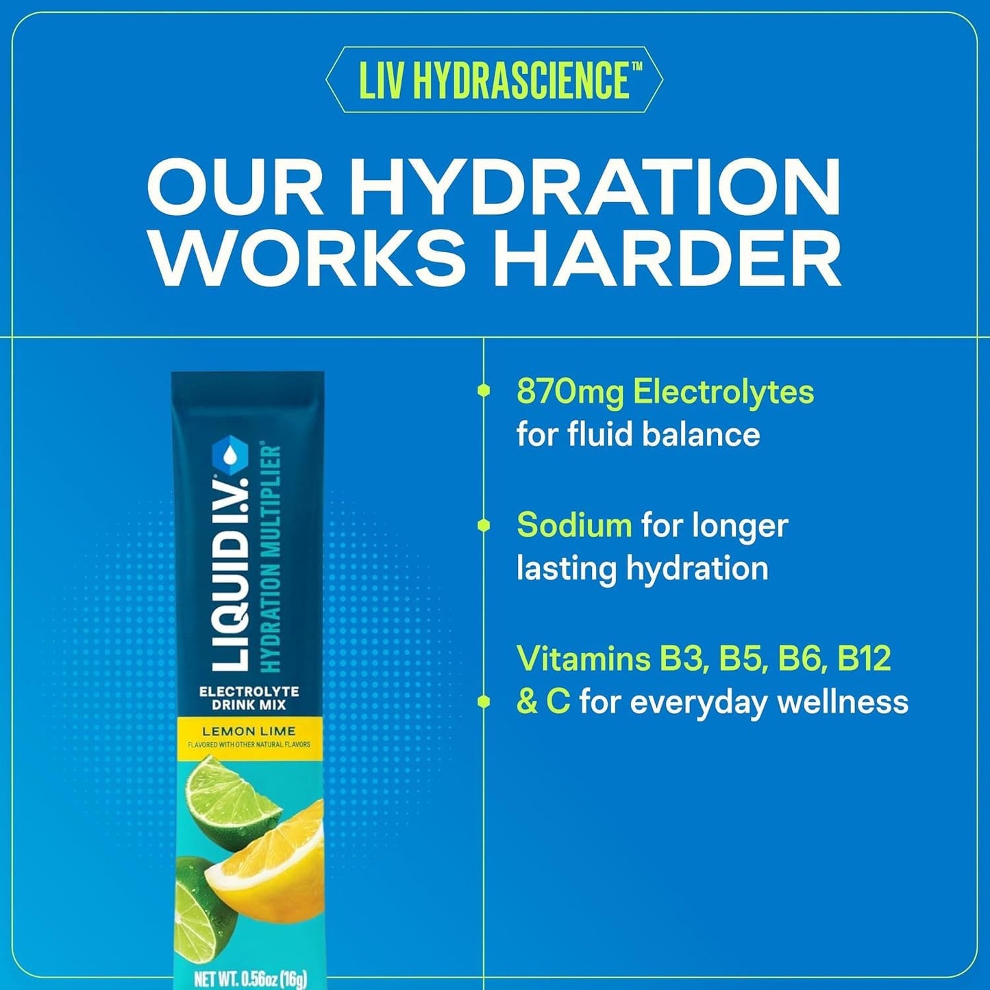 Liquid I.V. Hydration Electrolytes Powder, Firecracker, 48 Count